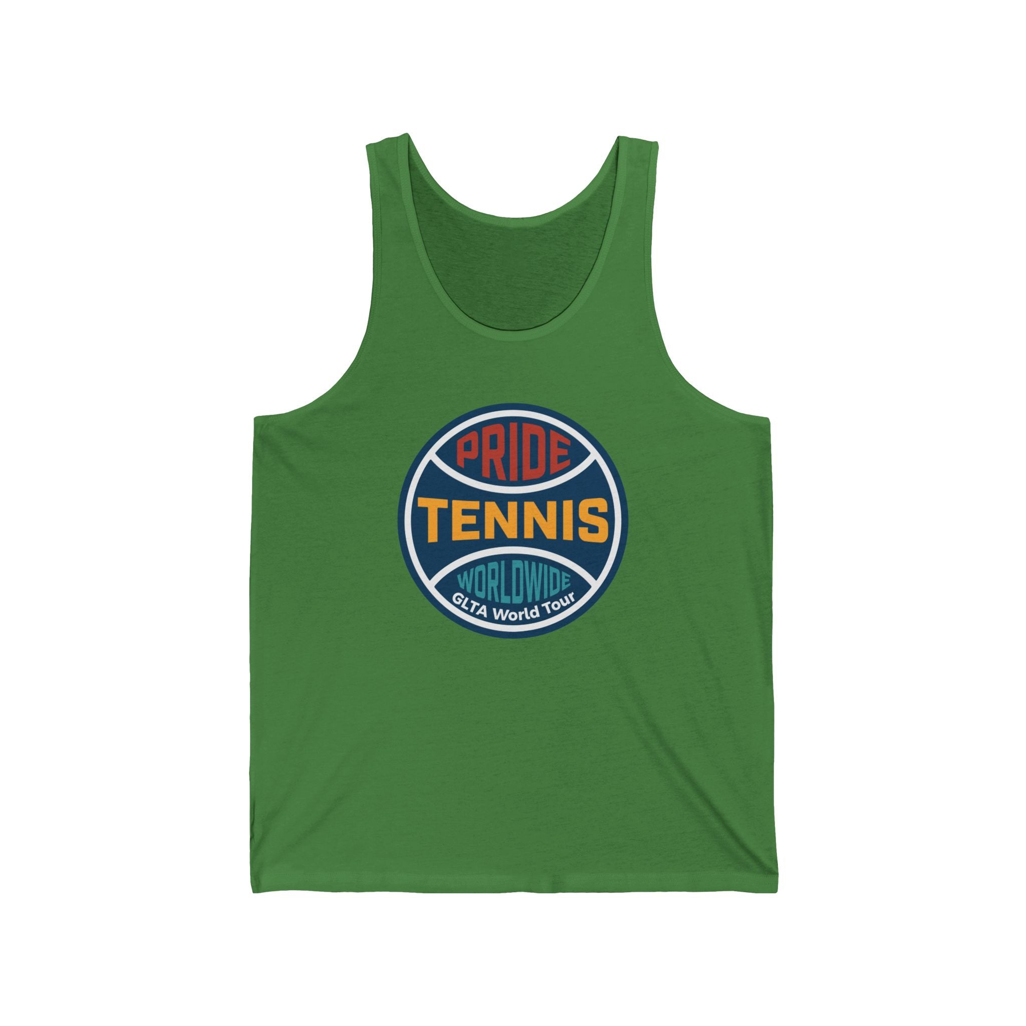 Pride Tennis Tank Retro Circle Design Version 1