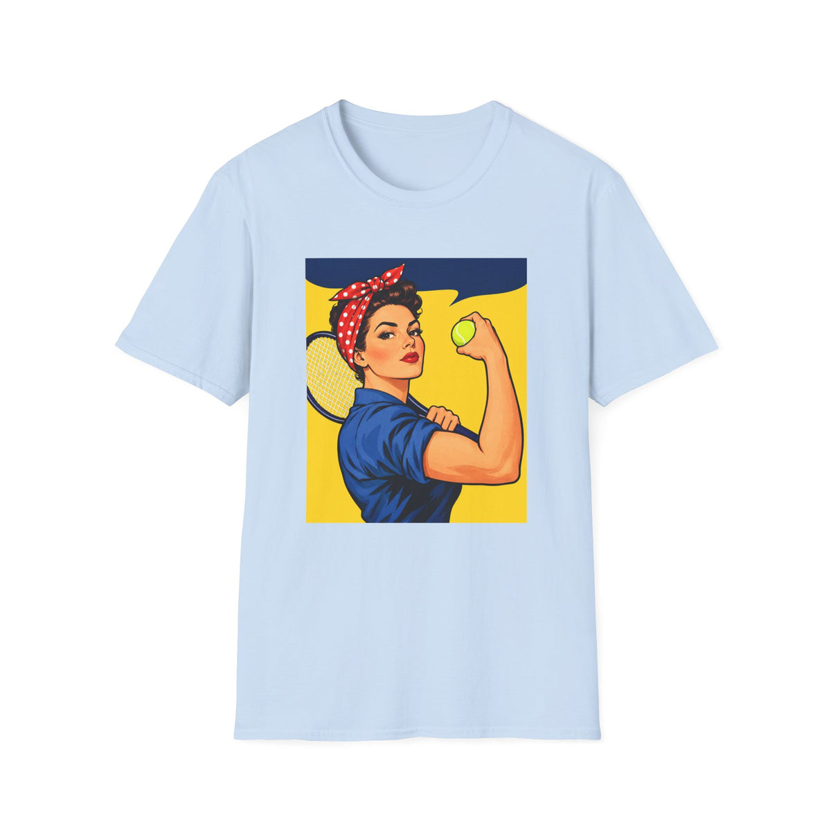 Rosie the Riveter Tennis Power T-Shirt