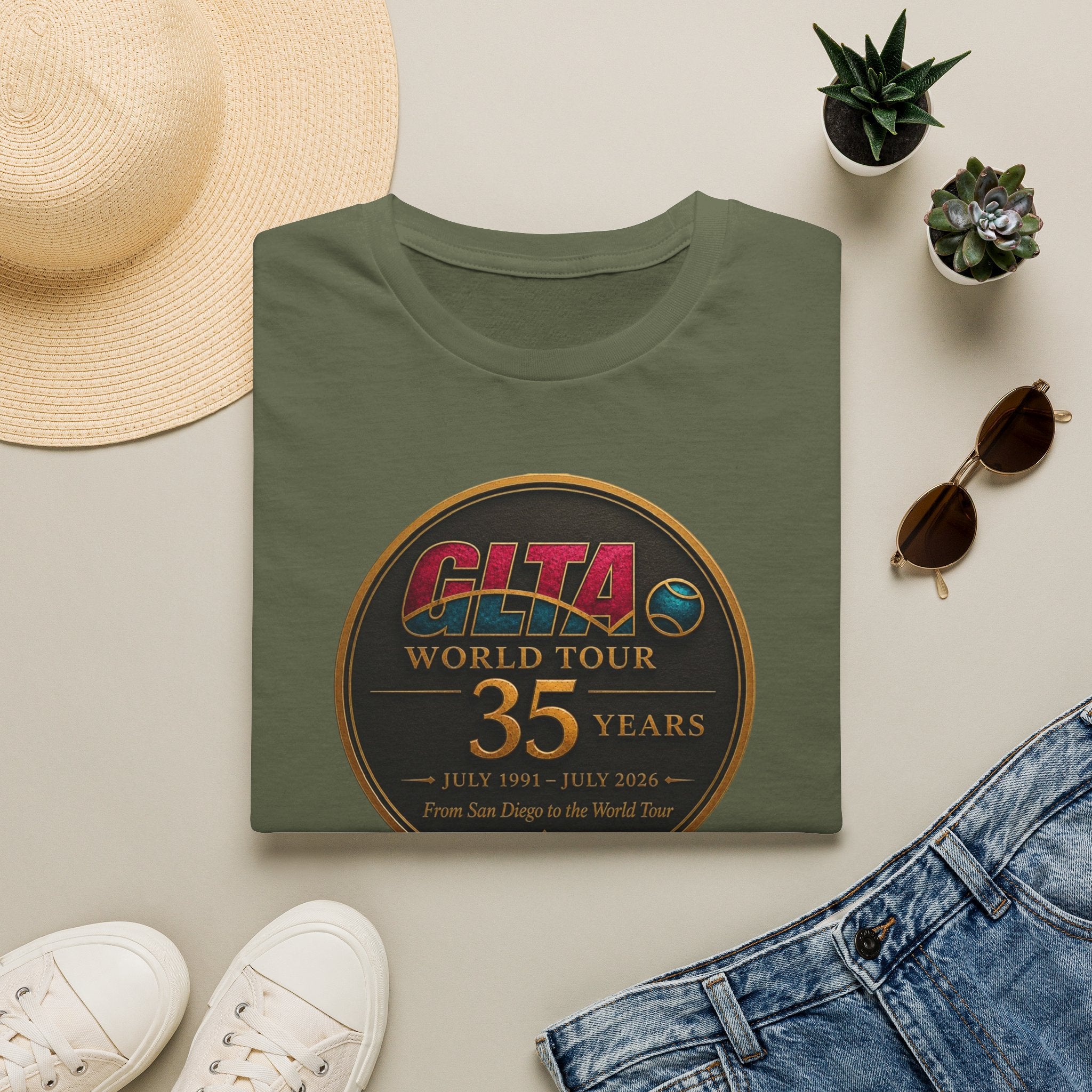 T-Shirt — GITA World Tour 35 Years Vintage Tour Tee
