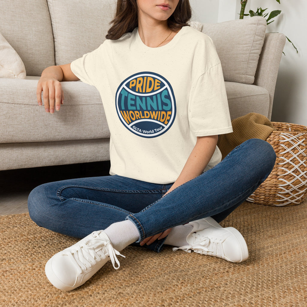 Pride Tennis Tee Retro Circle Design Version 2