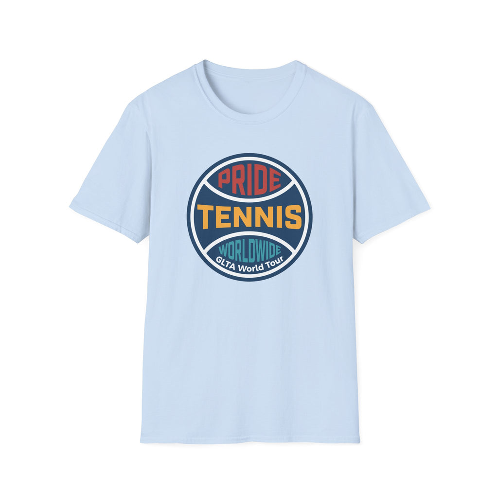 Pride Tennis Retro Circle Logo Version 1