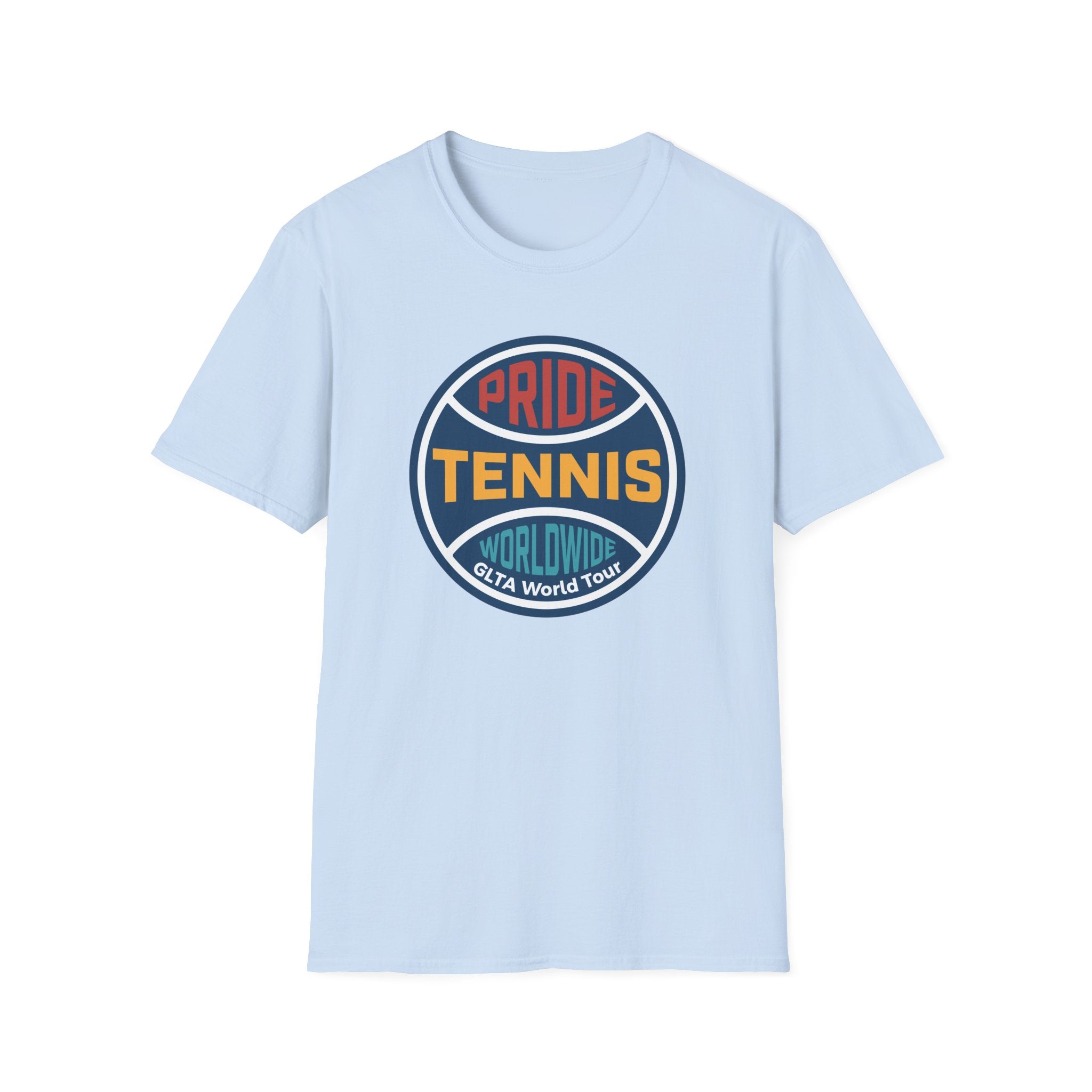 Pride Tennis Retro Circle Logo Version 1