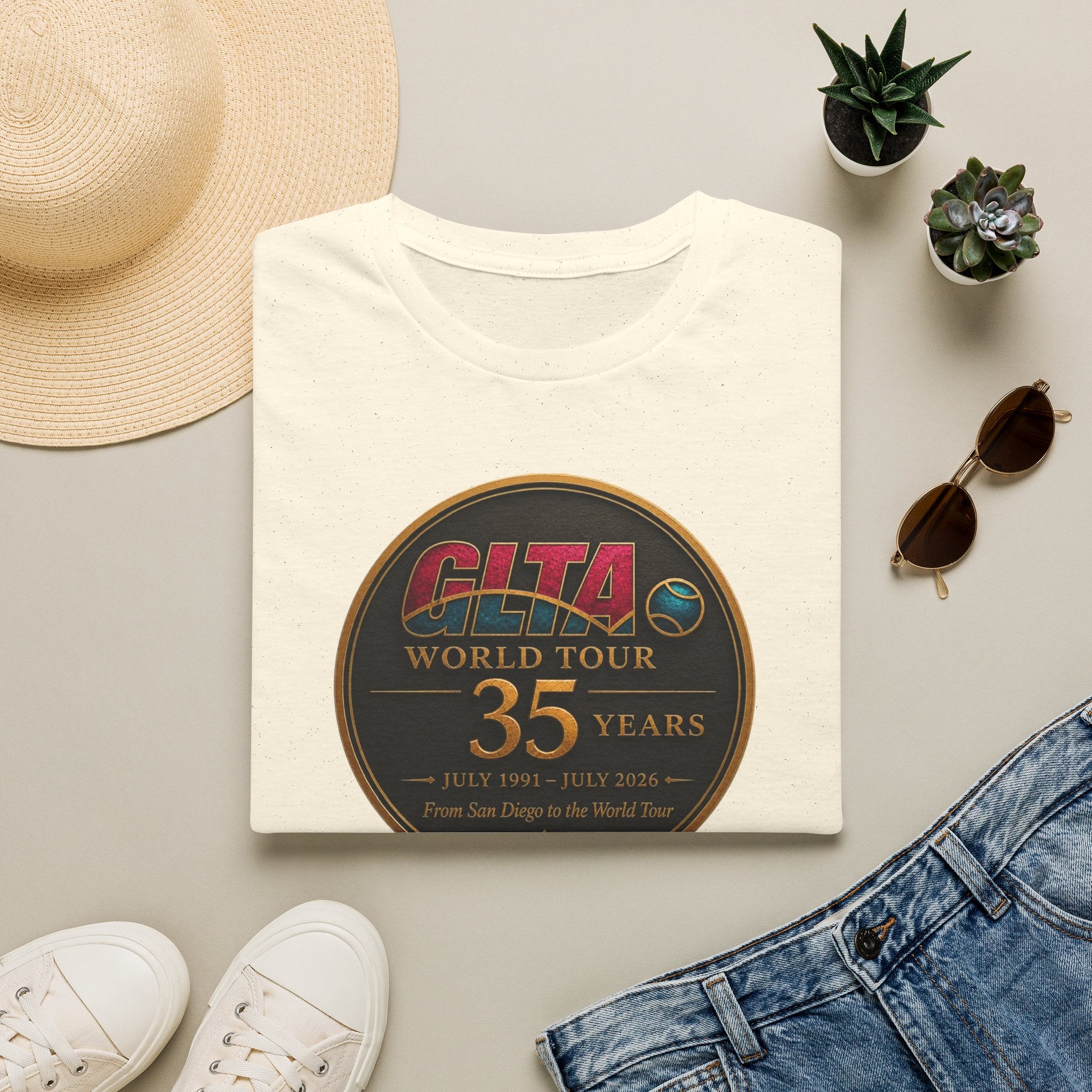 T-Shirt — GITA World Tour 35 Years Vintage Tour Tee