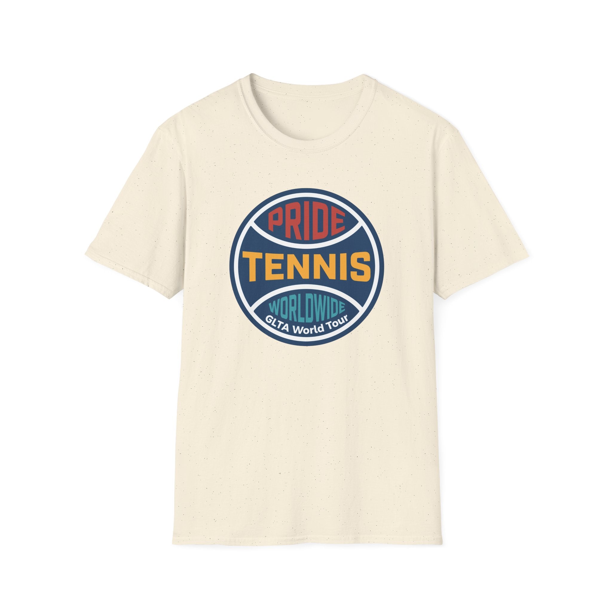 Pride Tennis Retro Circle Logo Version 1