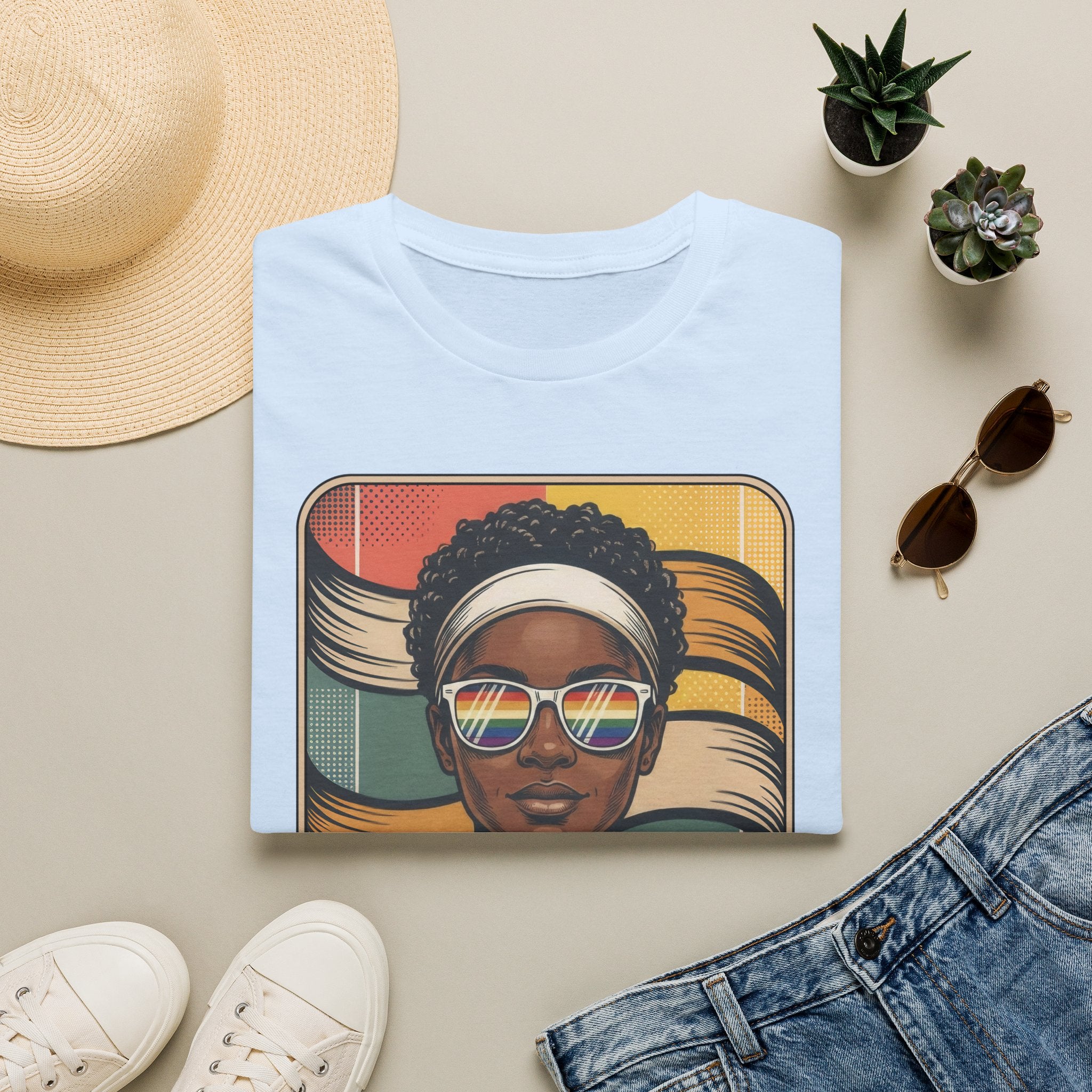 Retro Rainbow Sunglasses Tee