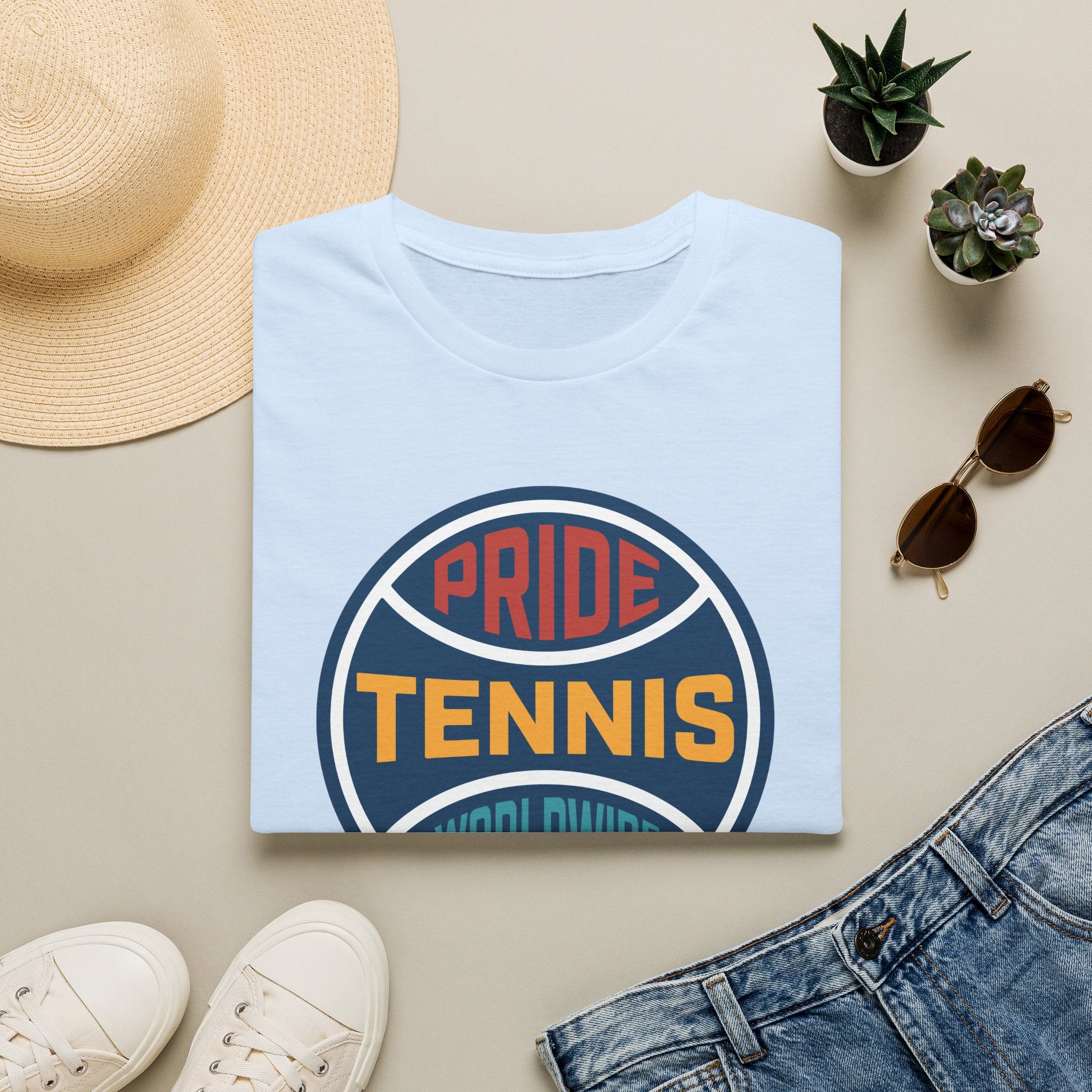 Pride Tennis Retro Circle Logo Version 1