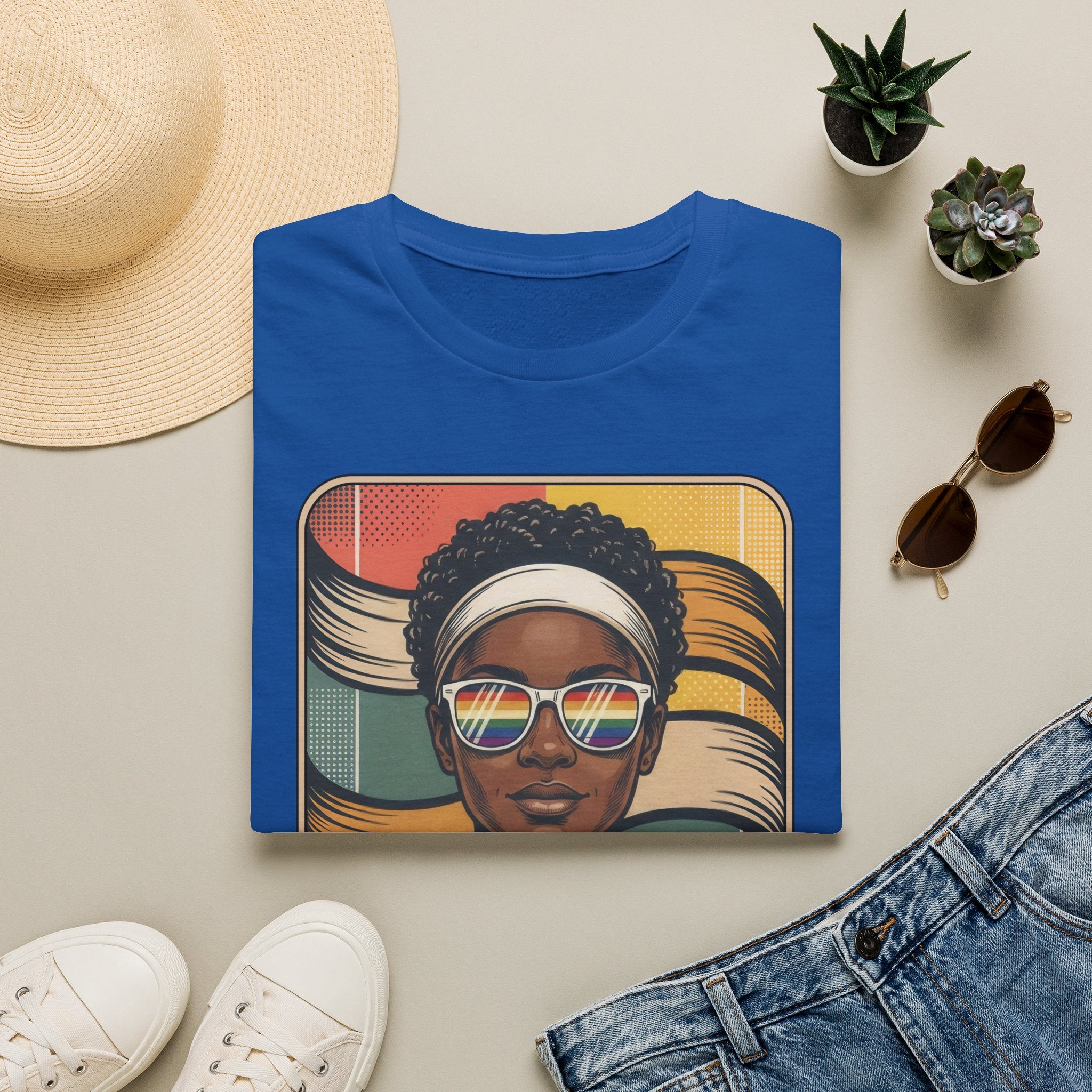 Retro Rainbow Sunglasses Tee