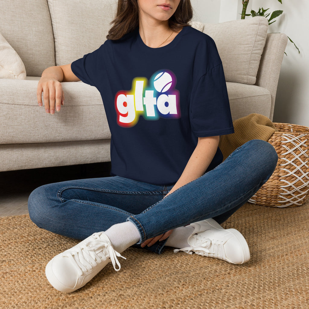 90s GLTA Retro Logo Blur Tee
