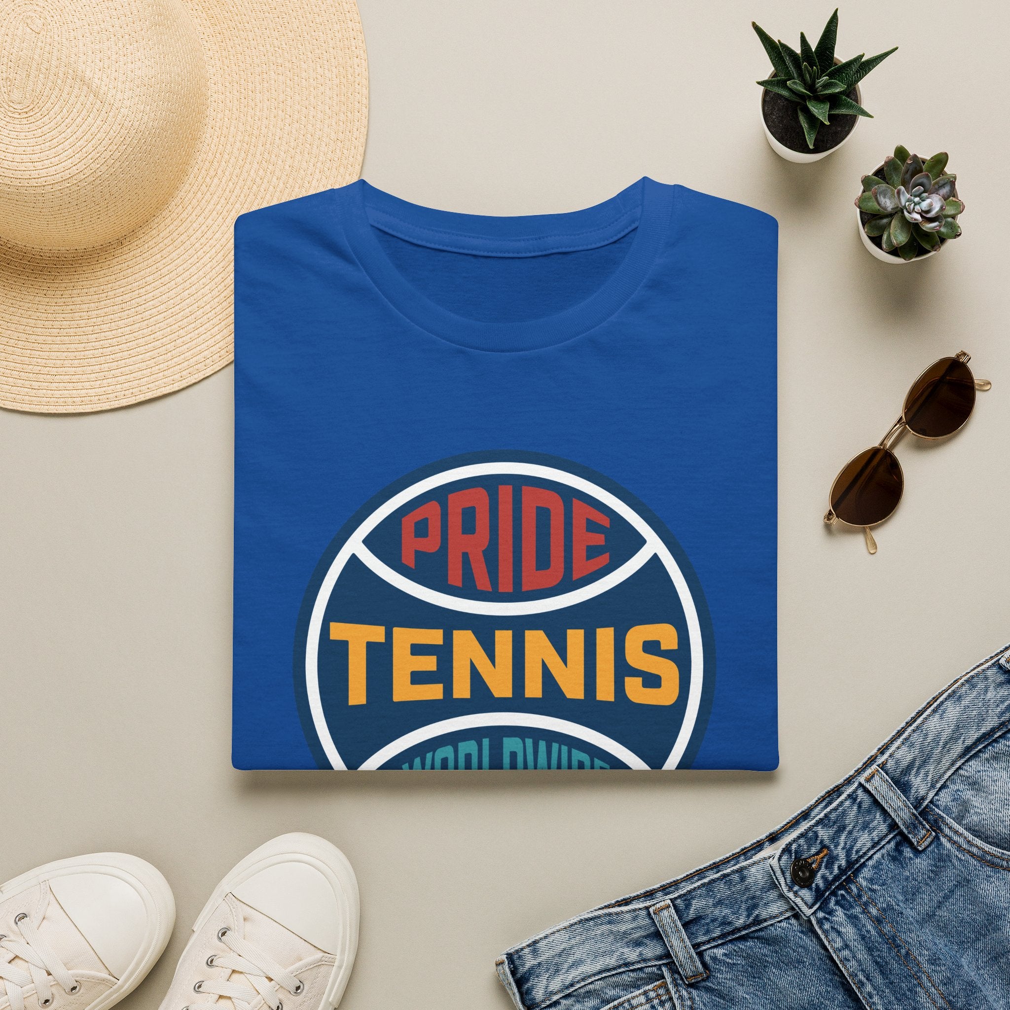 Pride Tennis Retro Circle Logo Version 1
