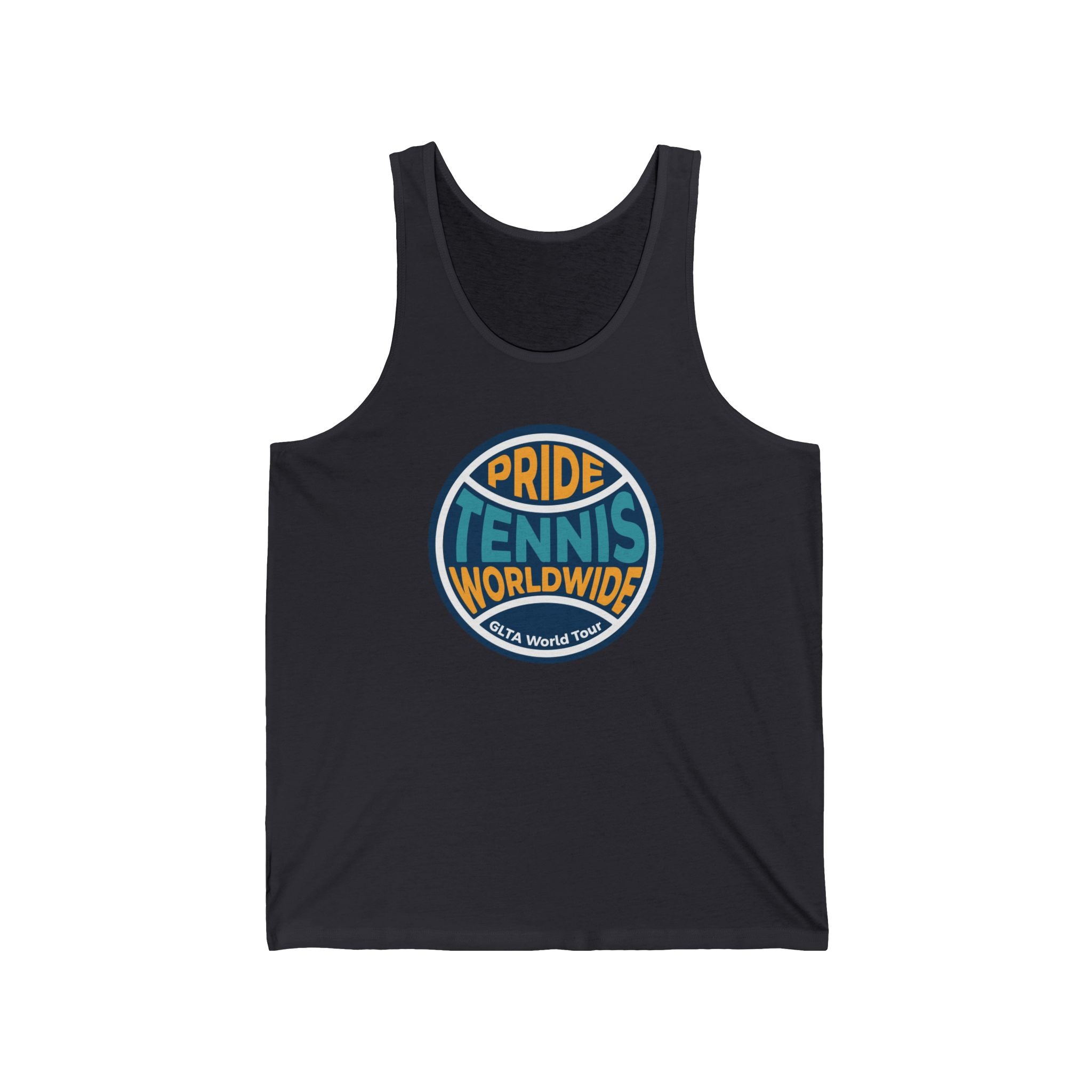Pride Tennis Tank Retro Circle Design Version 2