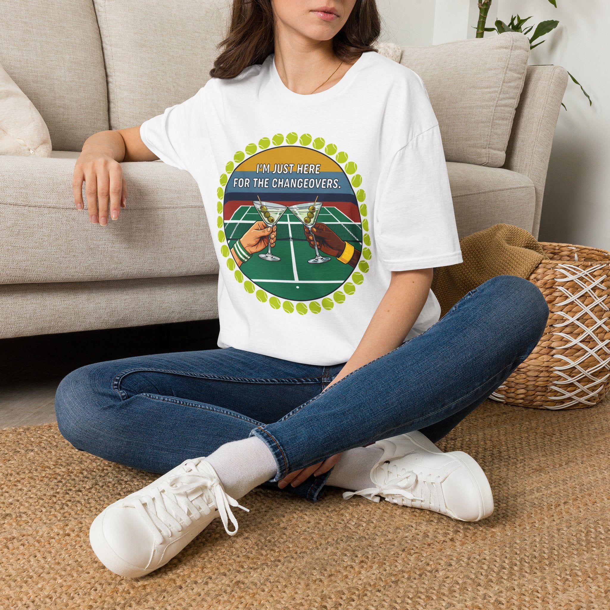 Just Here For The Changeovers Tee