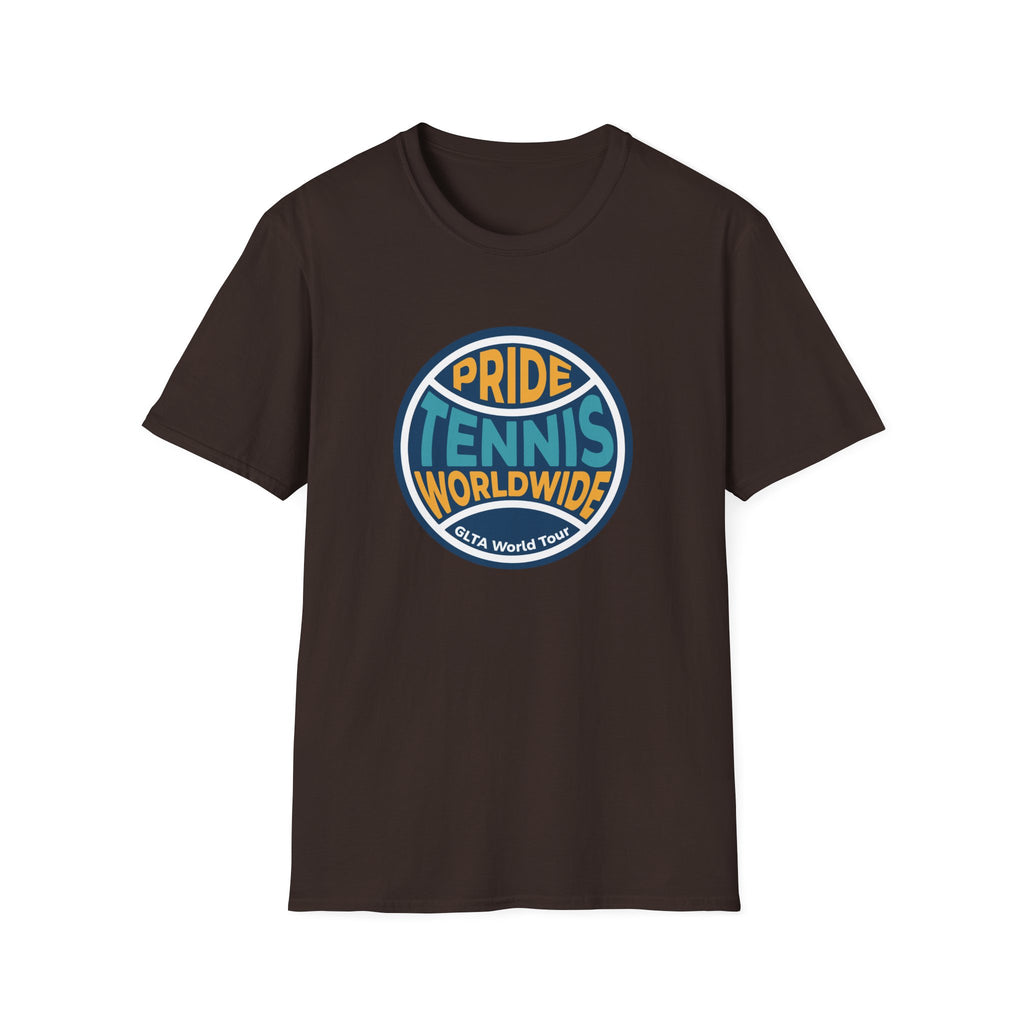 Pride Tennis Tee Retro Circle Design Version 2