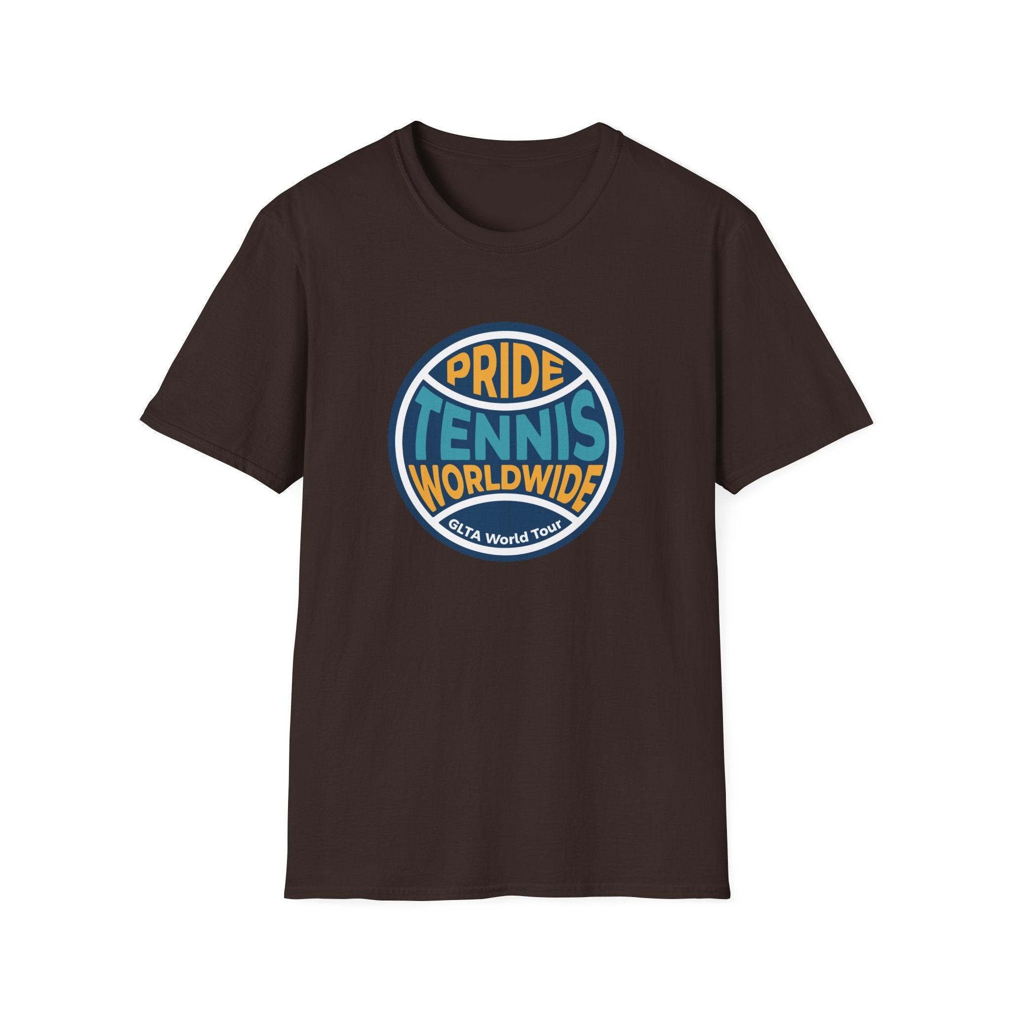 Pride Tennis Tee Retro Circle Design Version 2