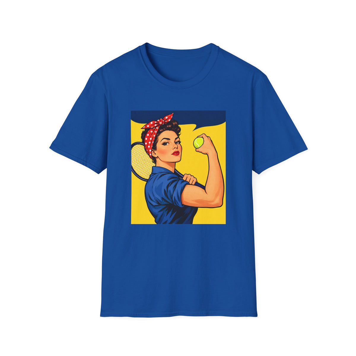 Rosie the Riveter Tennis Power T-Shirt