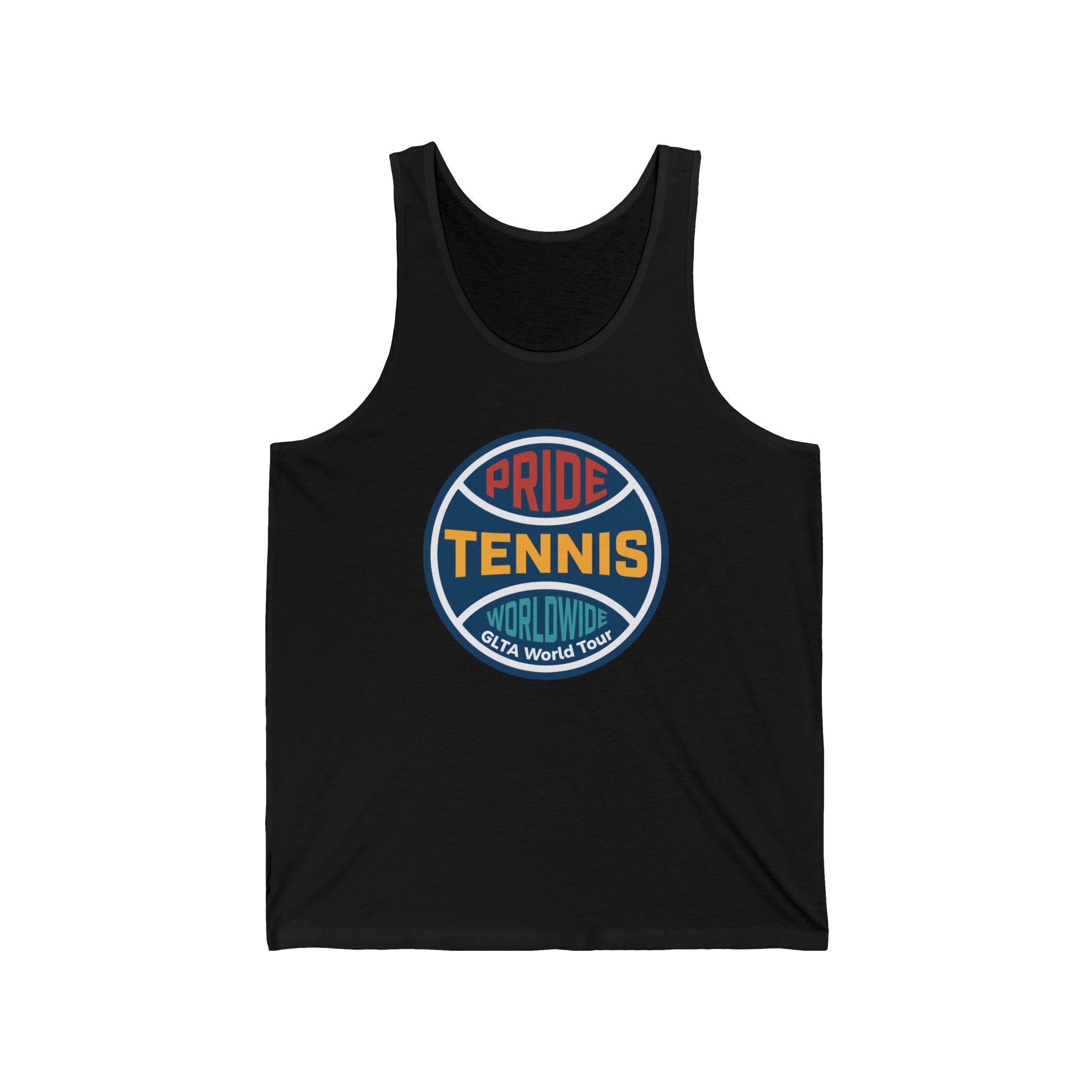 Pride Tennis Tank Retro Circle Design Version 1