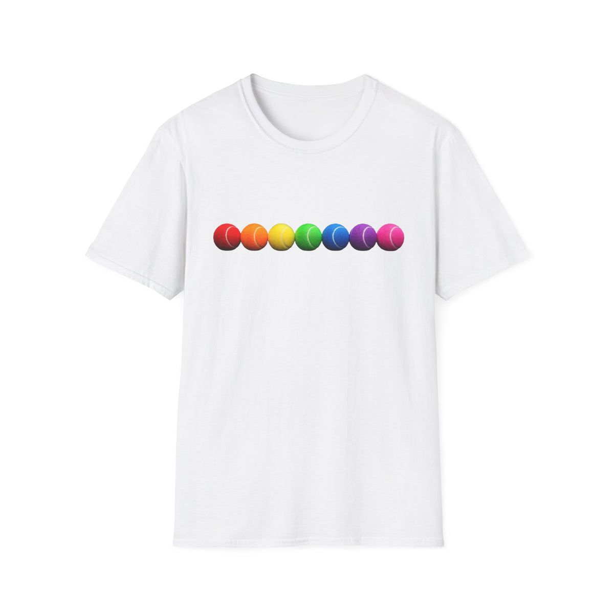 Rainbow Tennis Balls Tee
