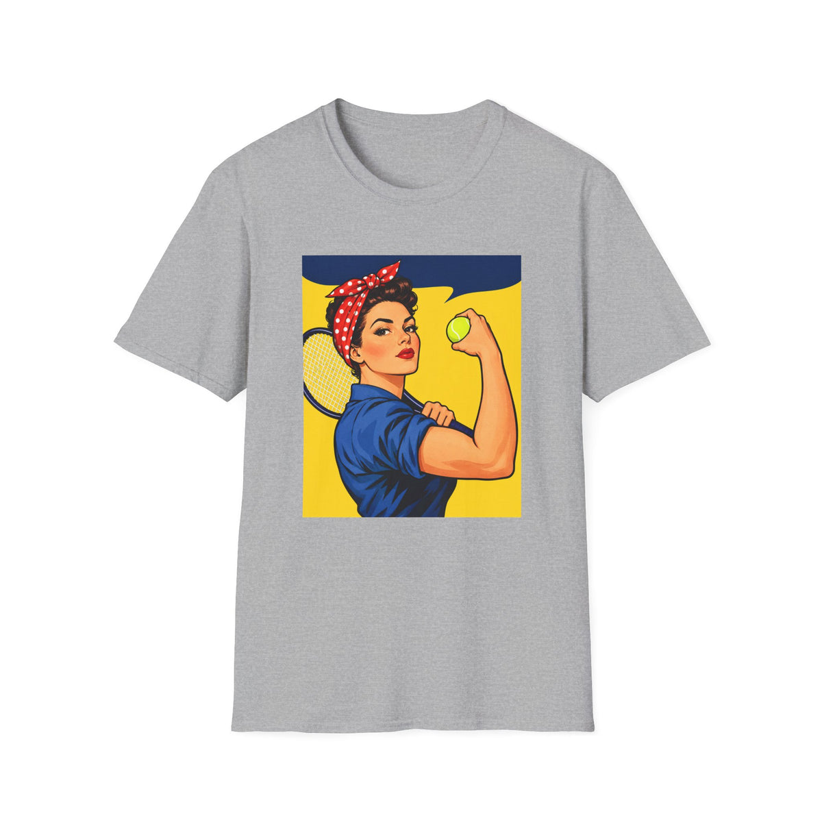 Rosie the Riveter Tennis Power T-Shirt