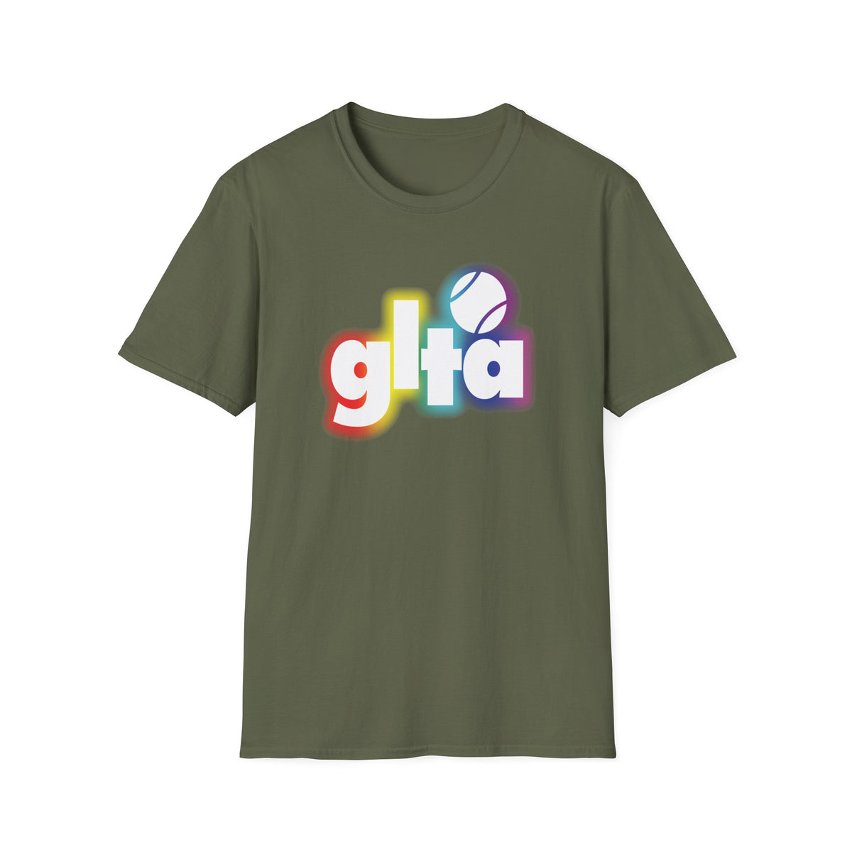 90s GLTA Retro Logo Blur Tee