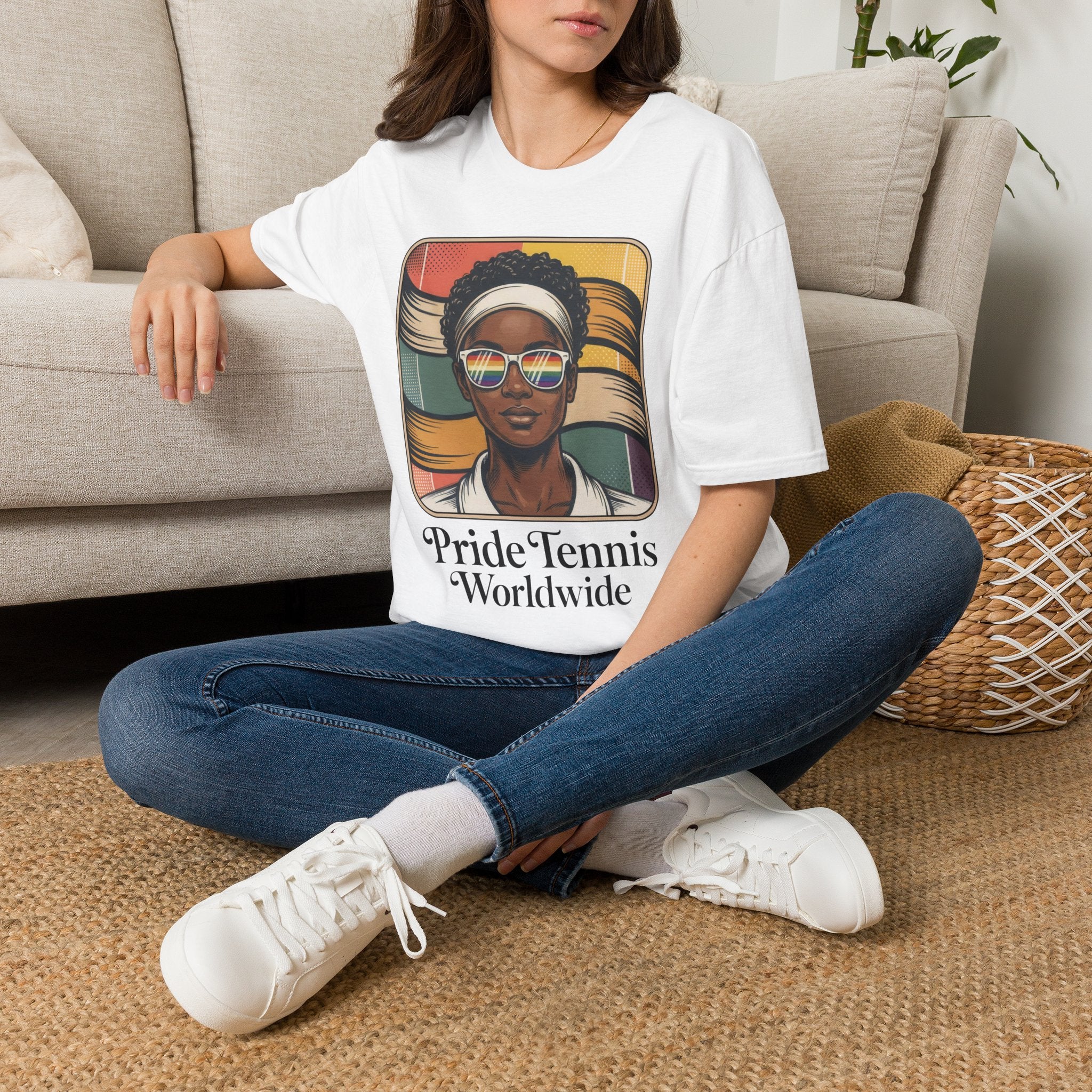 Retro Rainbow Sunglasses Tee