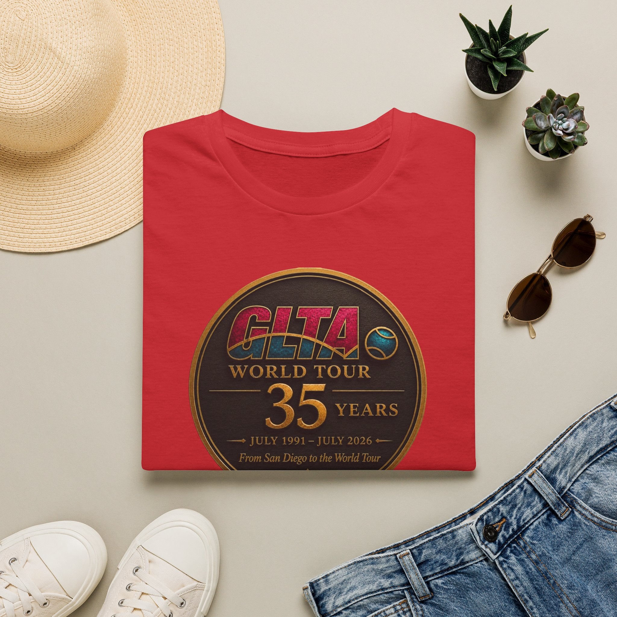 T-Shirt — GITA World Tour 35 Years Vintage Tour Tee