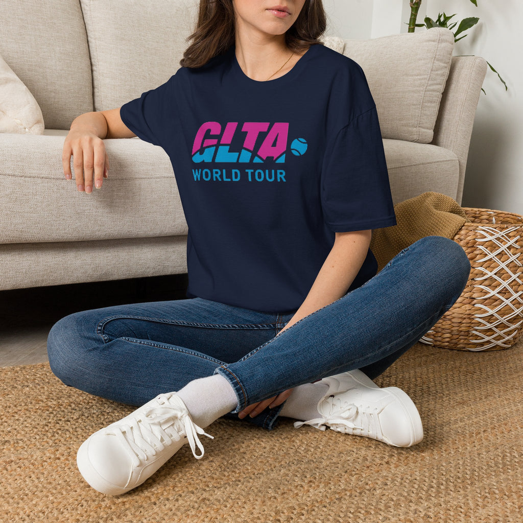GLTA World Tour T-Shirt — Vintage Tennis Tour Logo Tee