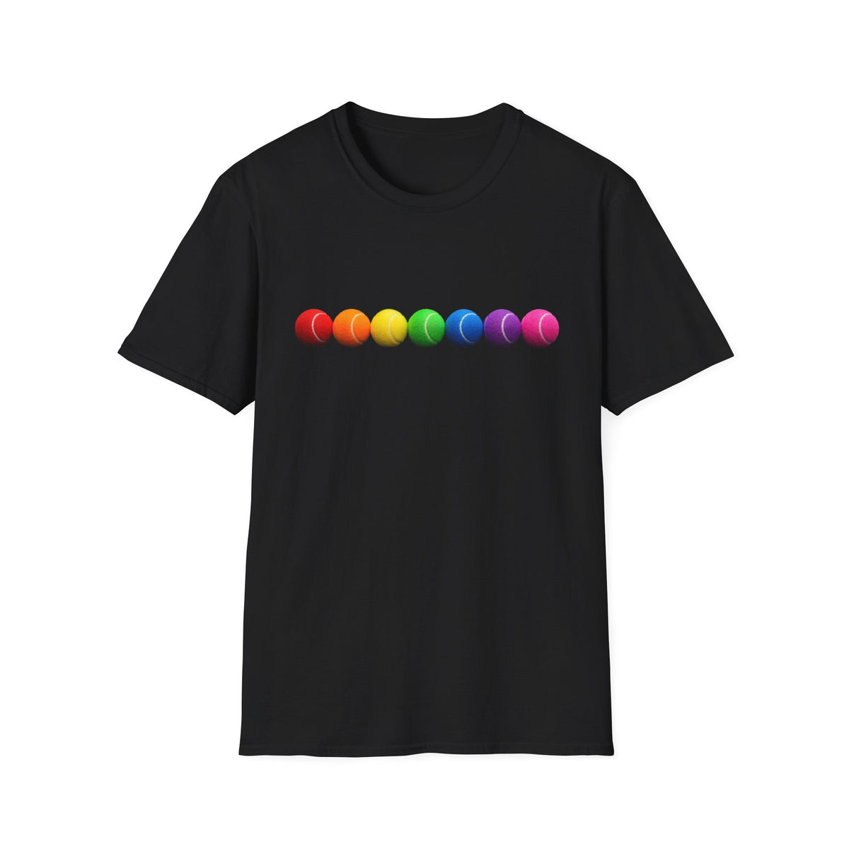 Rainbow Tennis Balls Tee