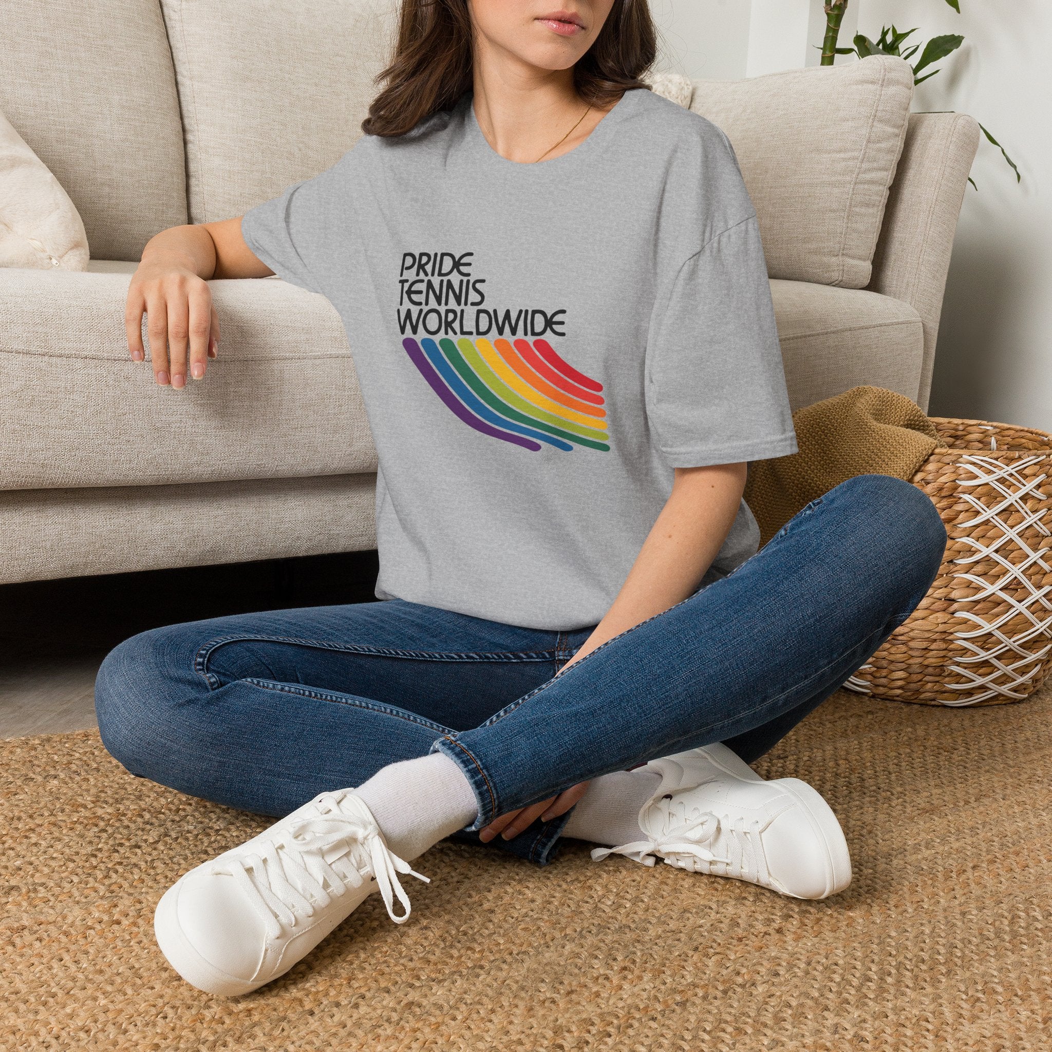 Pride Tennis Worldwide Rainbow Tee