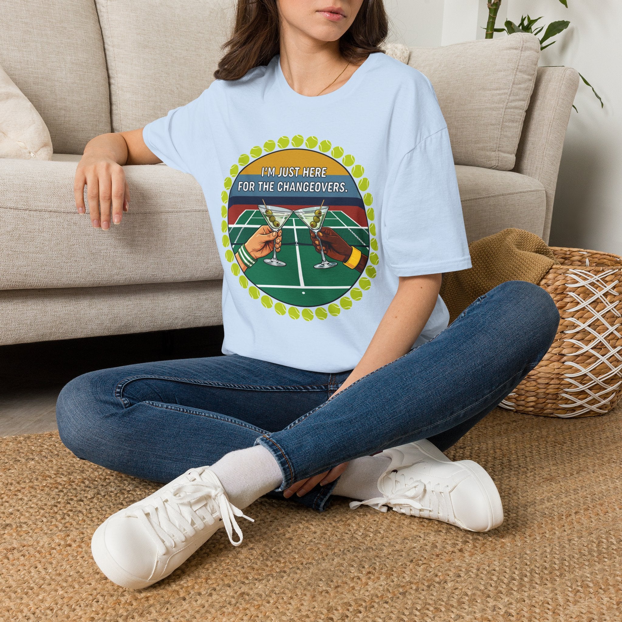 Just Here For The Changeovers Tee