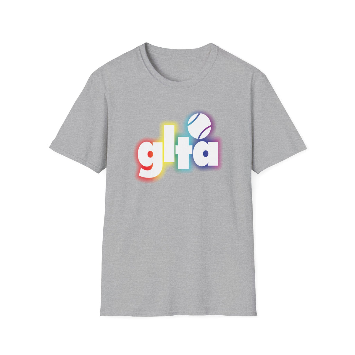 90s GLTA Retro Logo Blur Tee