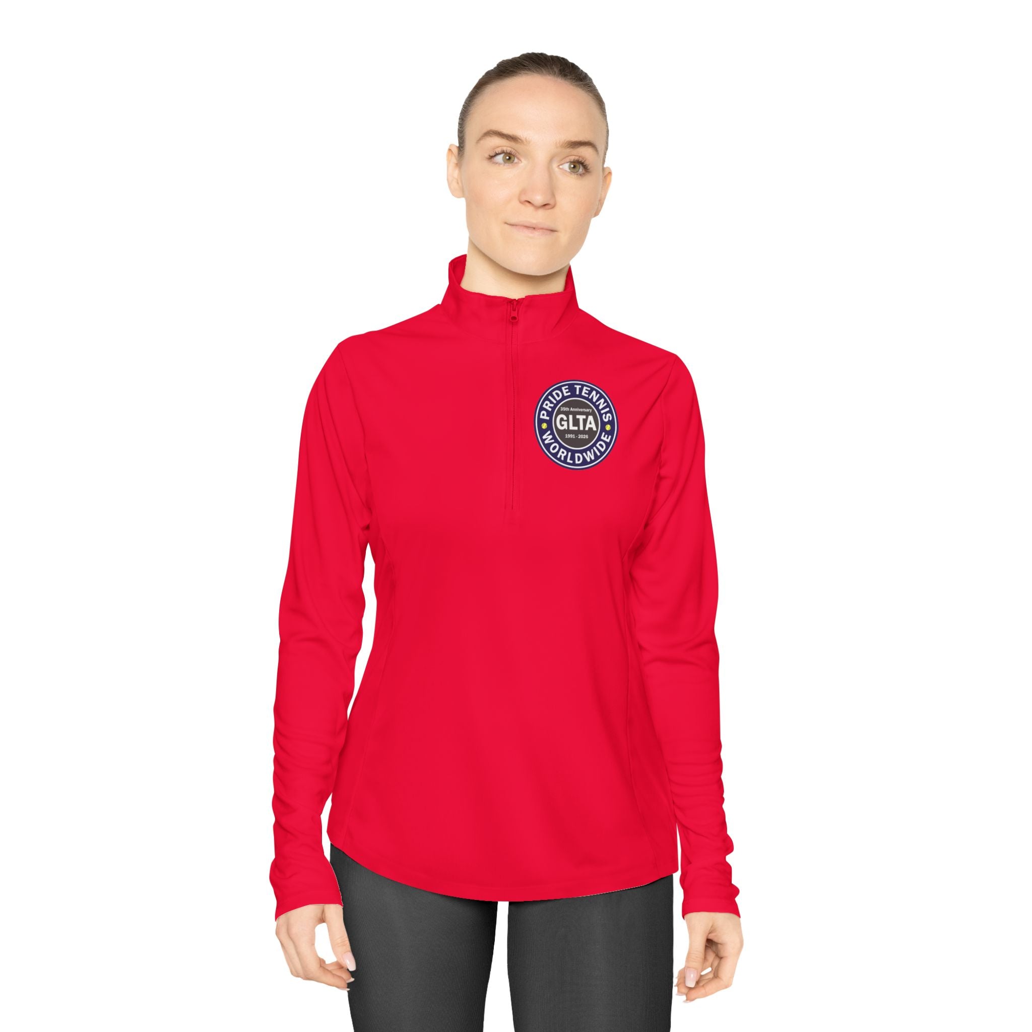 Women's Pride Tennis 35th Anniversary Quarter-Zip Pullover