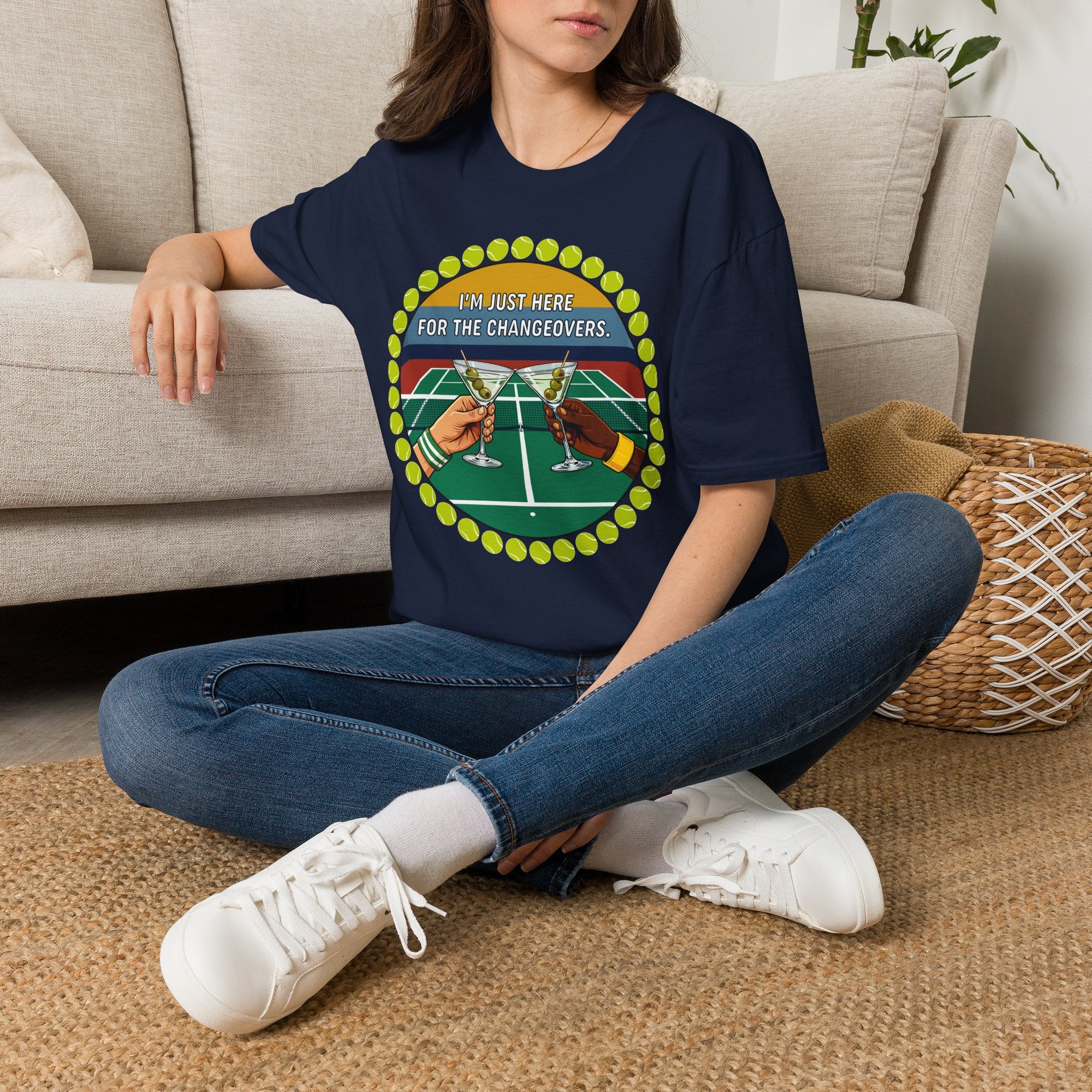 Just Here For The Changeovers Tee