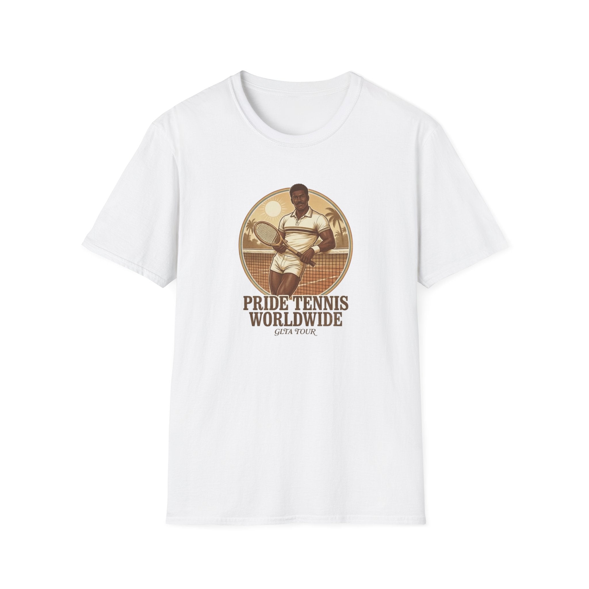 Pride Tennis Worldwide Vintage Graphic Tee