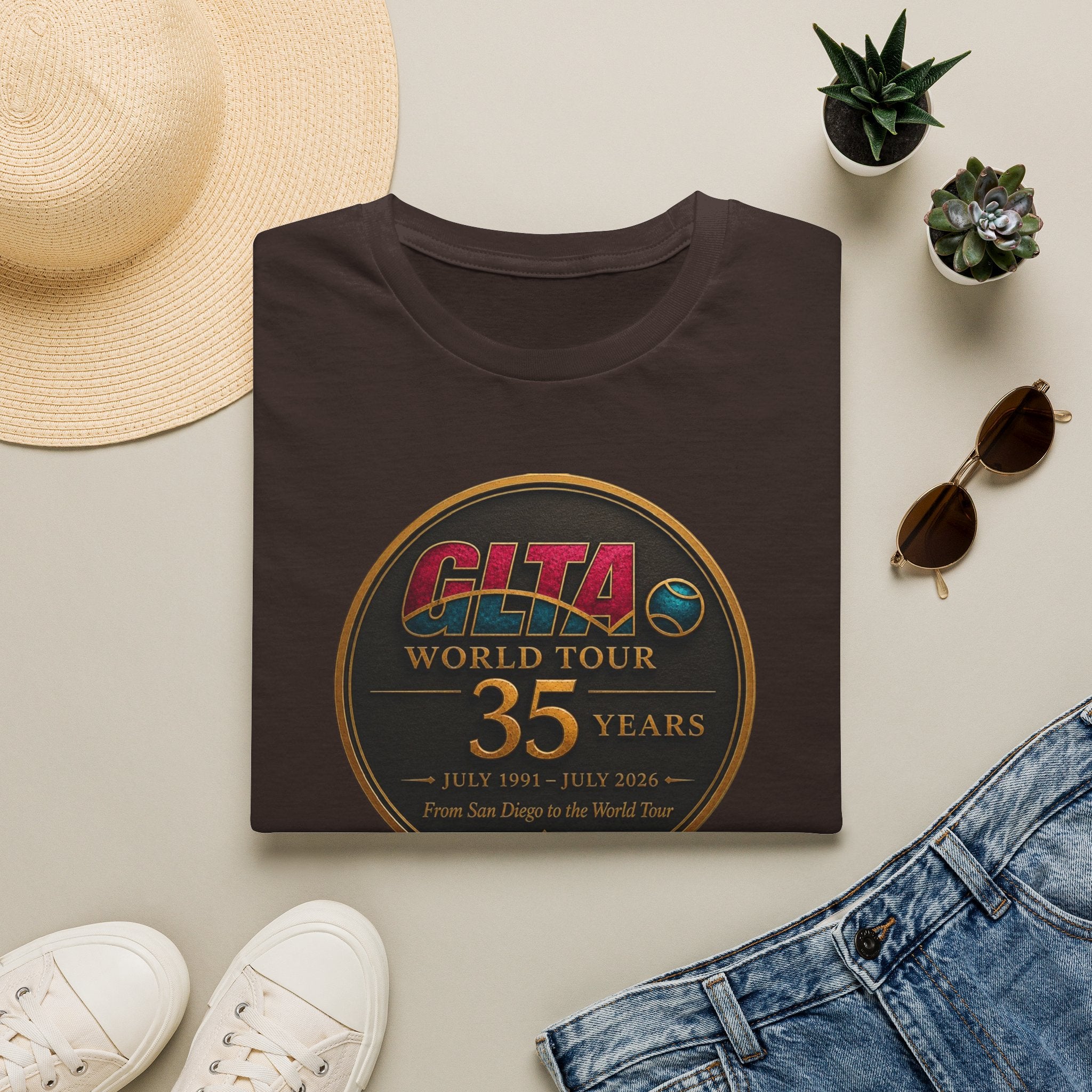 T-Shirt — GITA World Tour 35 Years Vintage Tour Tee