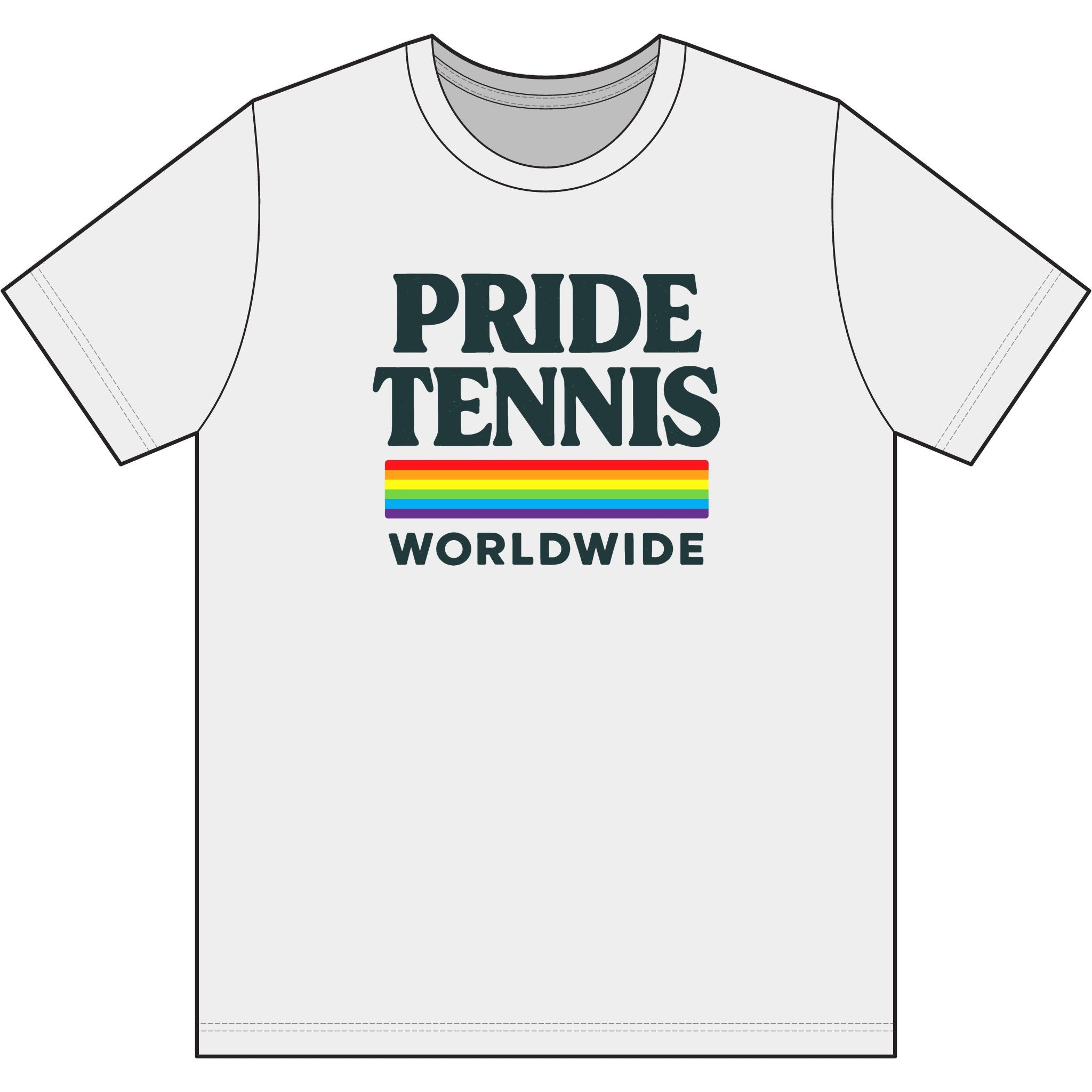 Pride Tennis Performance Tee