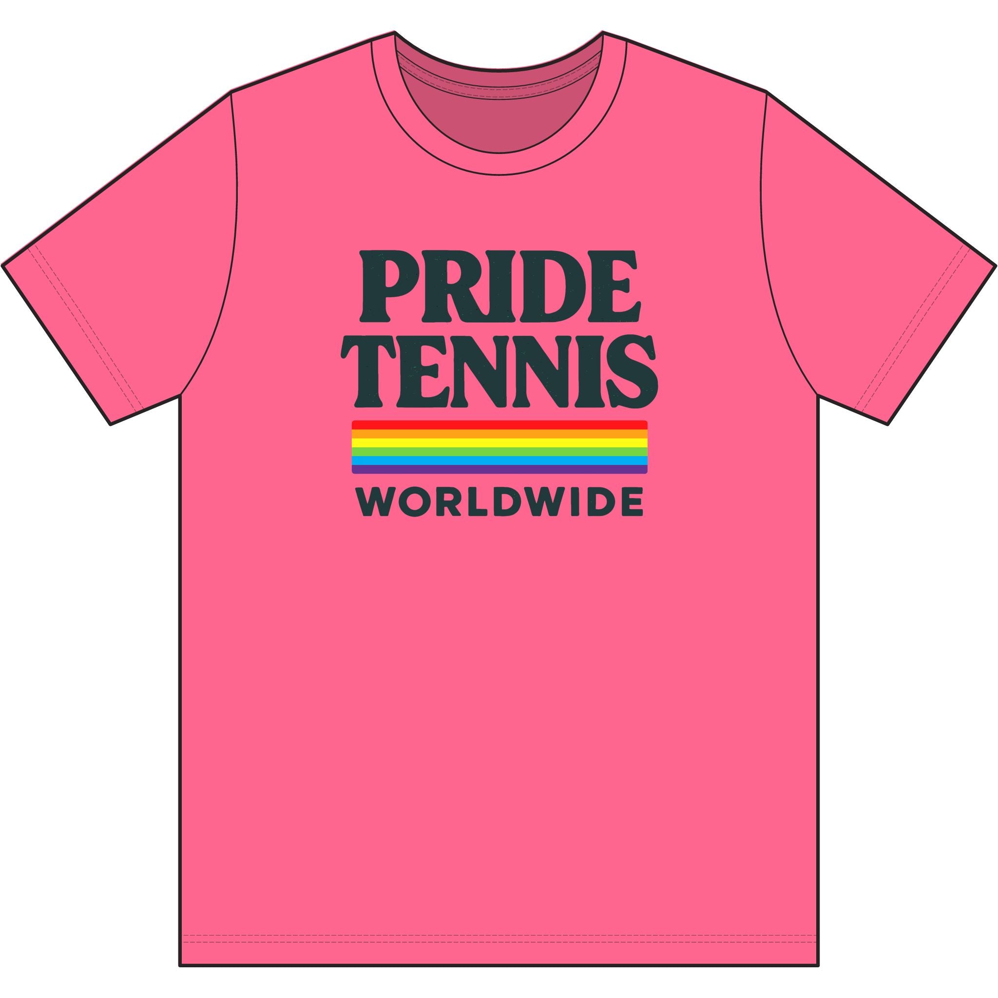 Pride Tennis Performance Tee