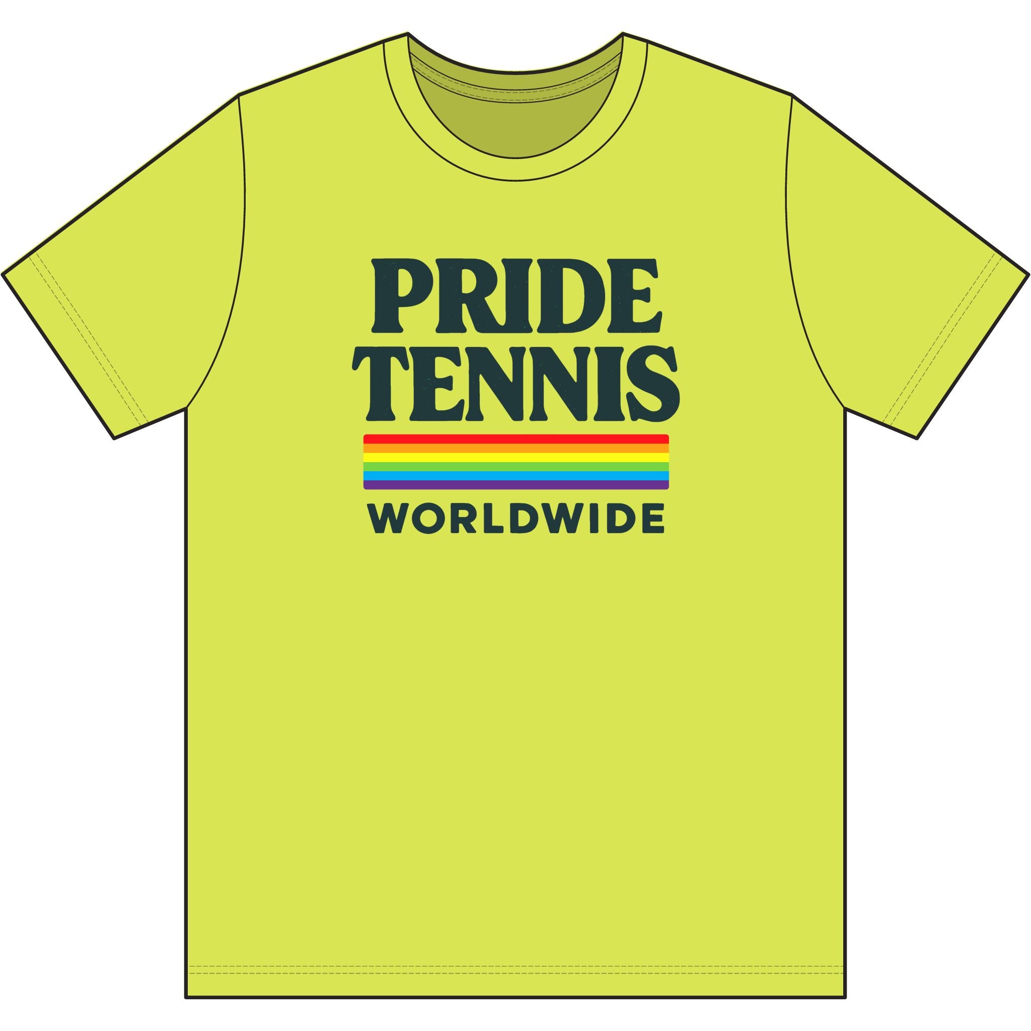 Pride Tennis Performance Tee