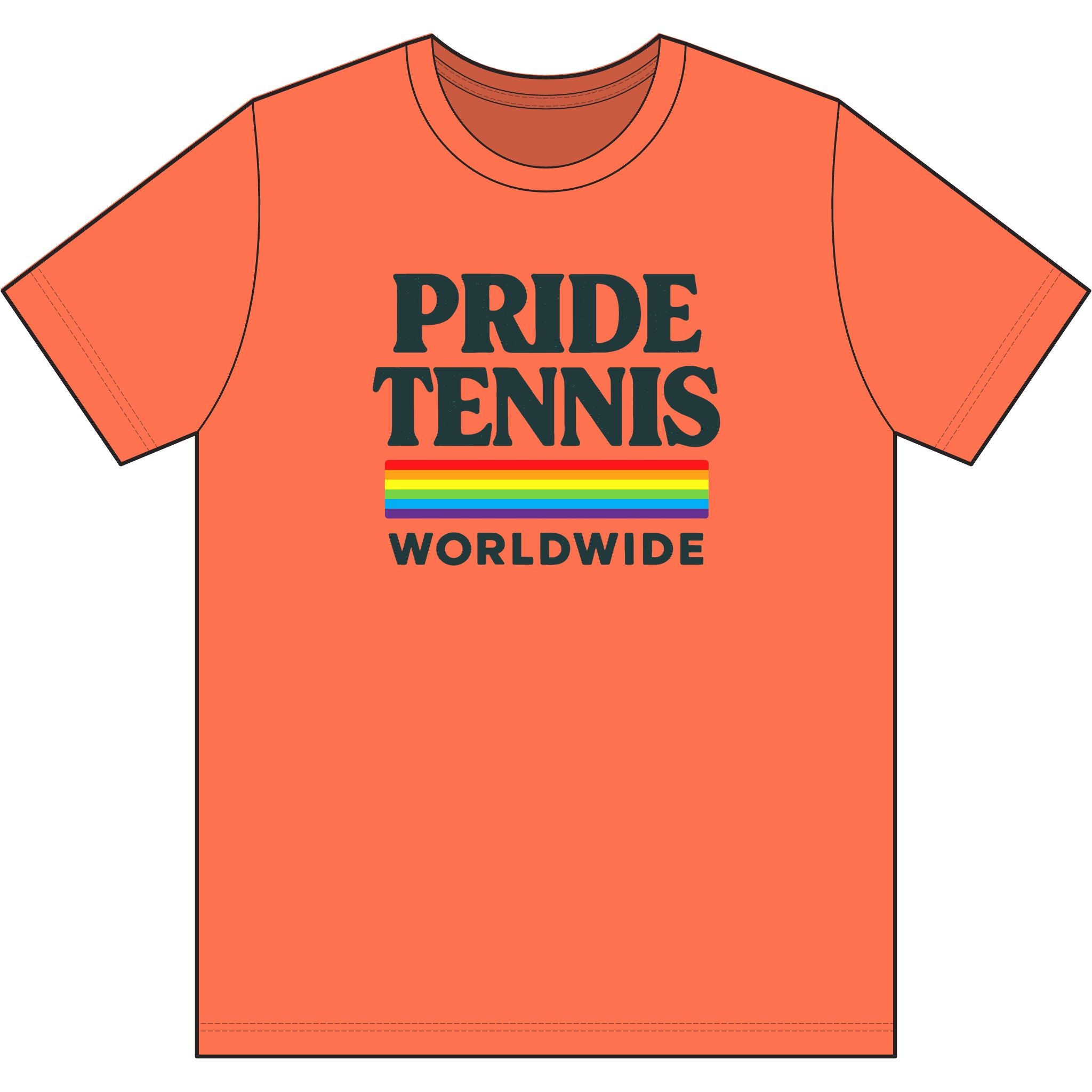 Pride Tennis Performance Tee