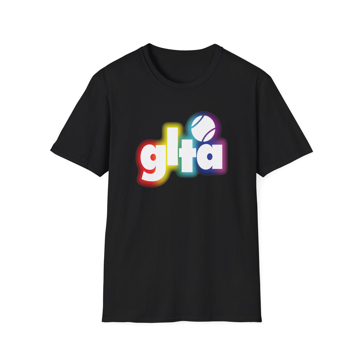 90s GLTA Retro Logo Blur Tee