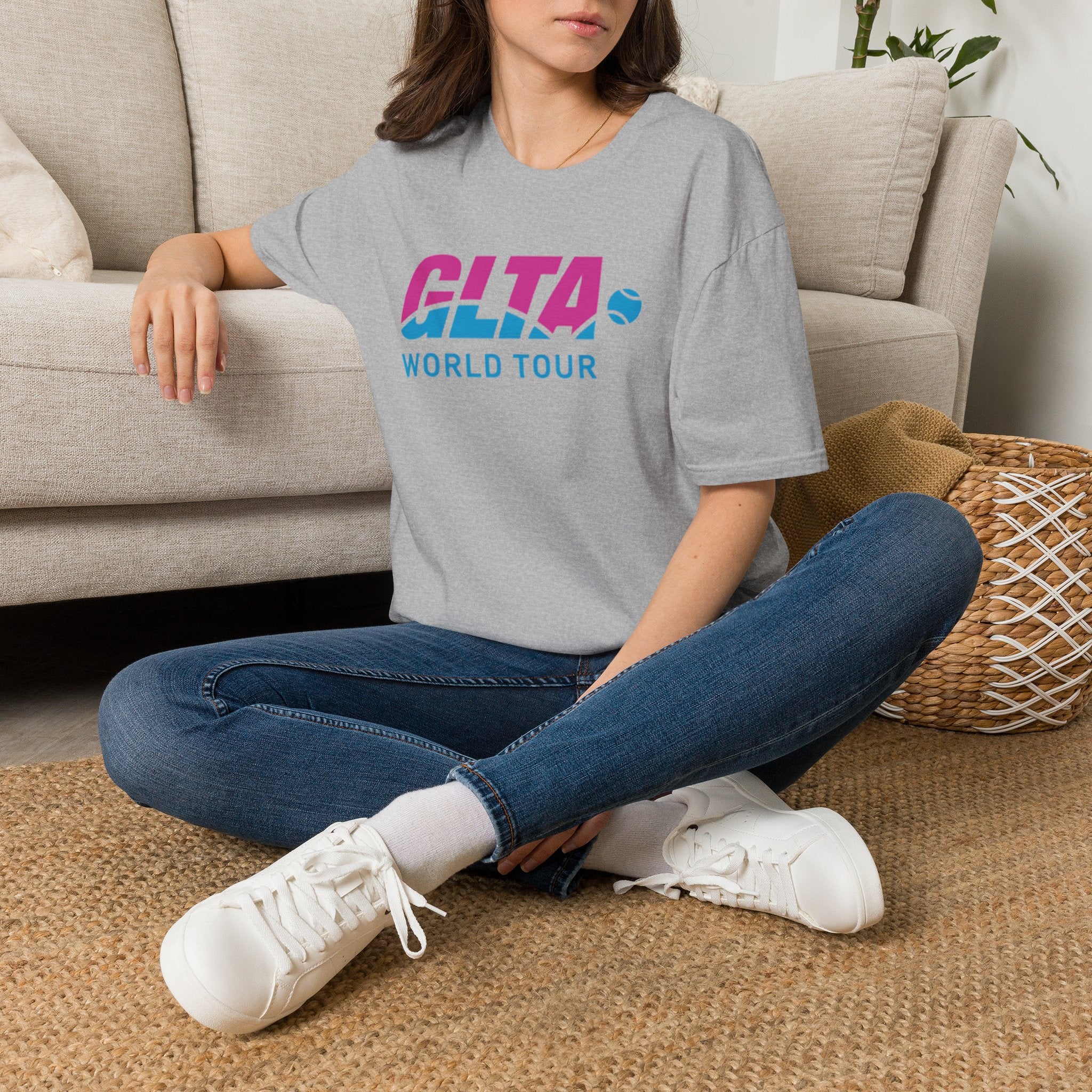 GLTA World Tour T-Shirt — Vintage Tennis Tour Logo Tee