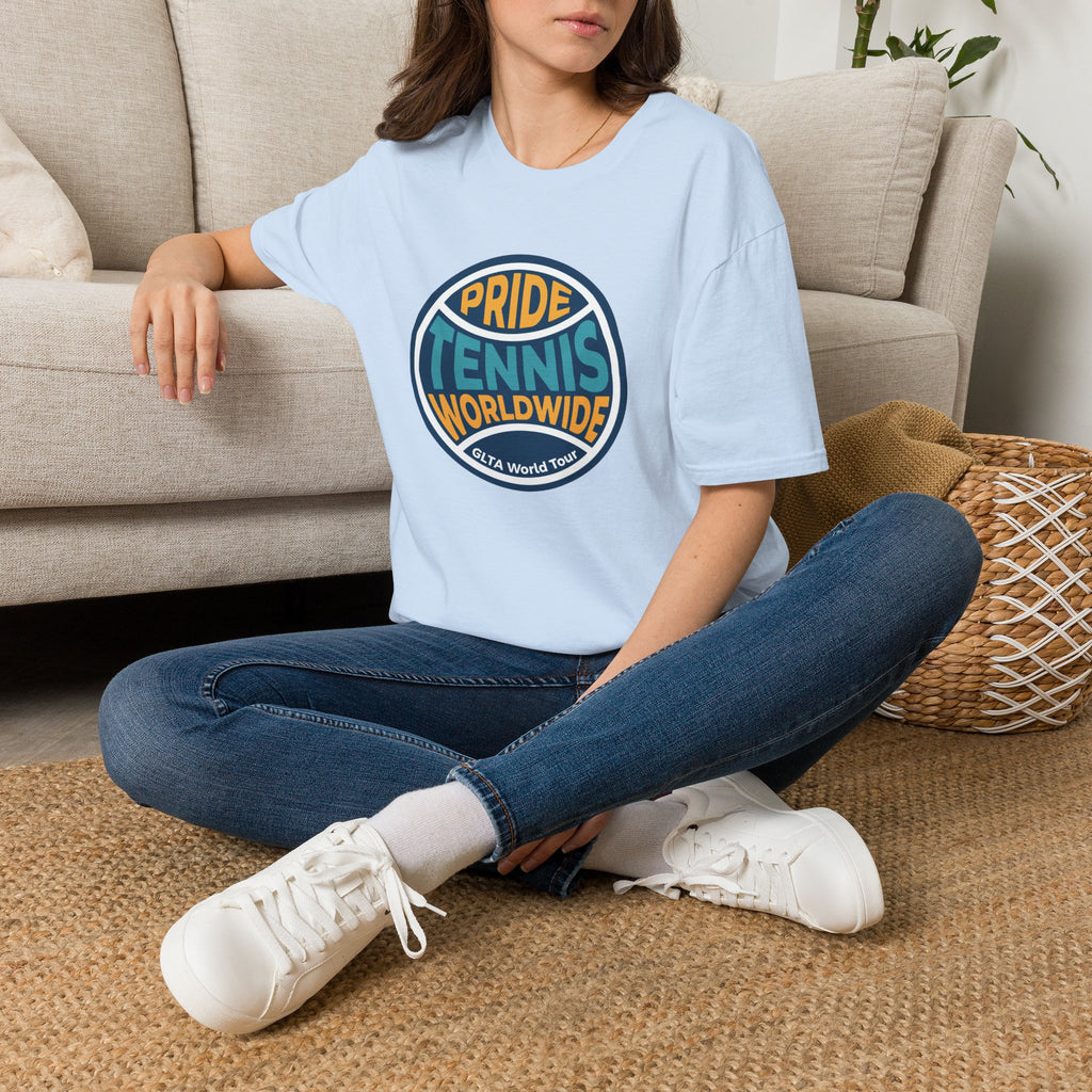Pride Tennis Tee Retro Circle Design Version 2