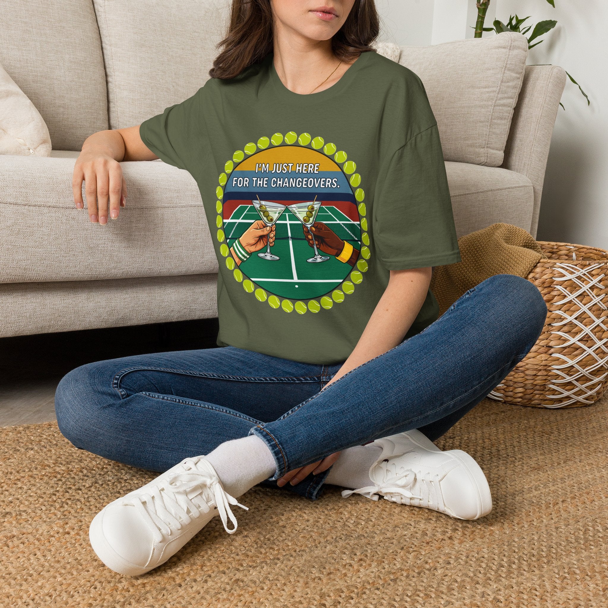 Just Here For The Changeovers Tee