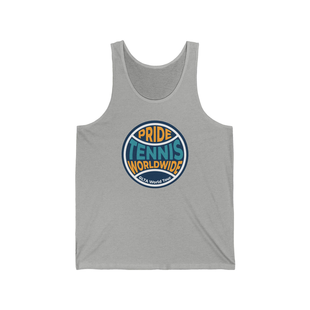 Pride Tennis Tank Retro Circle Design Version 2