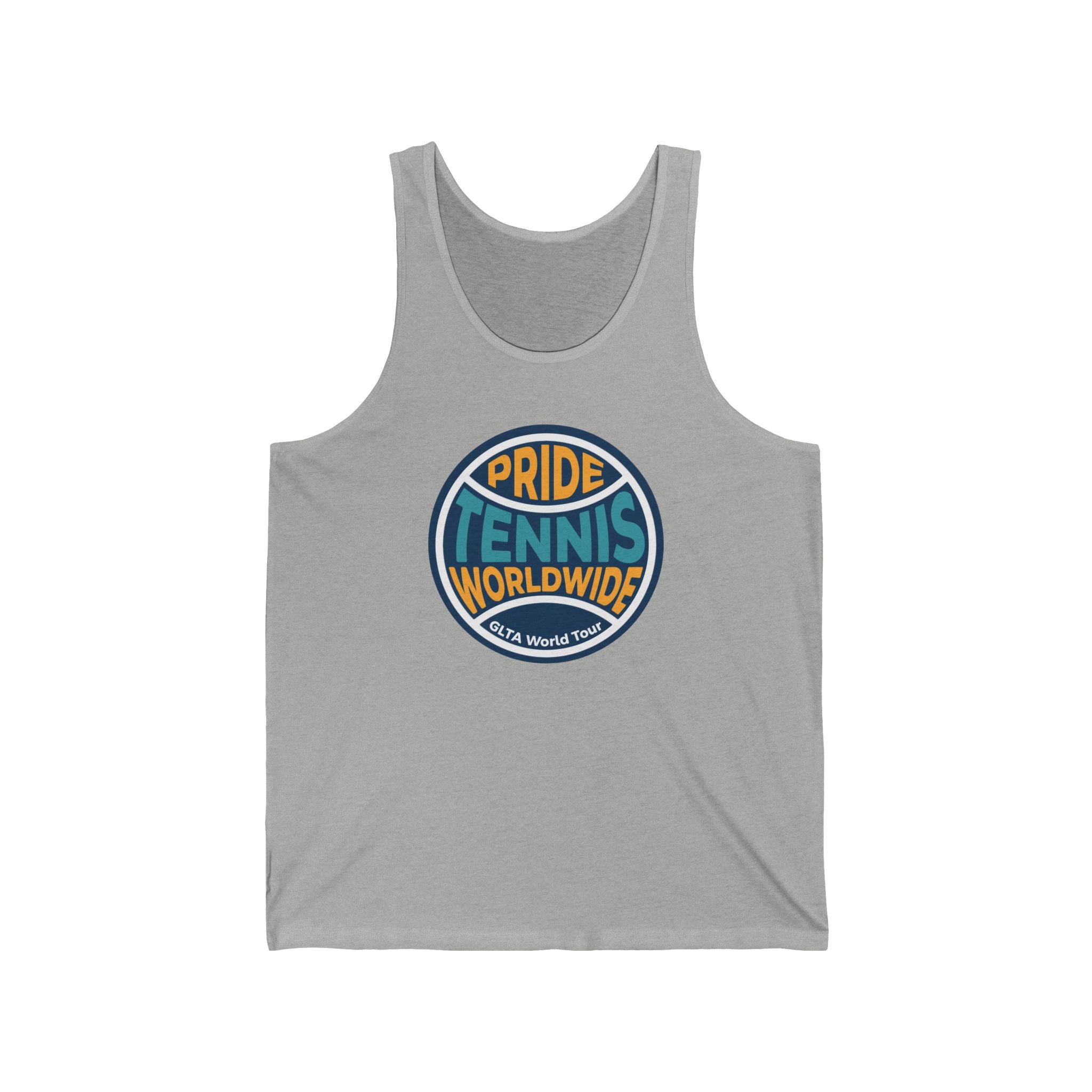 Pride Tennis Tank Retro Circle Design Version 2