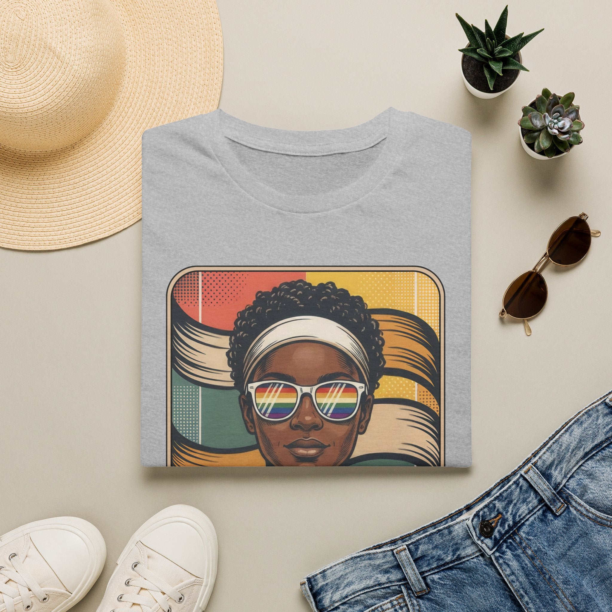 Retro Rainbow Sunglasses Tee
