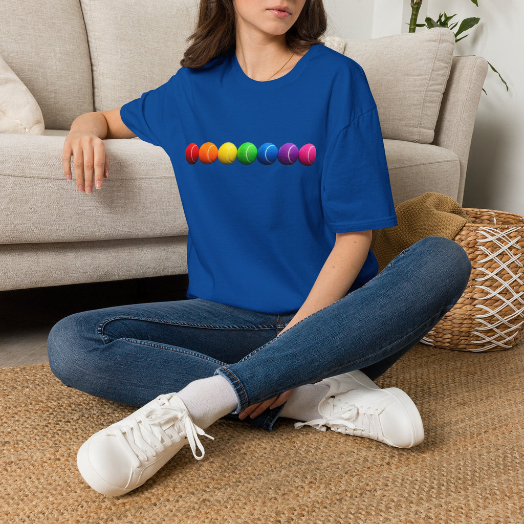 Rainbow Tennis Balls Tee