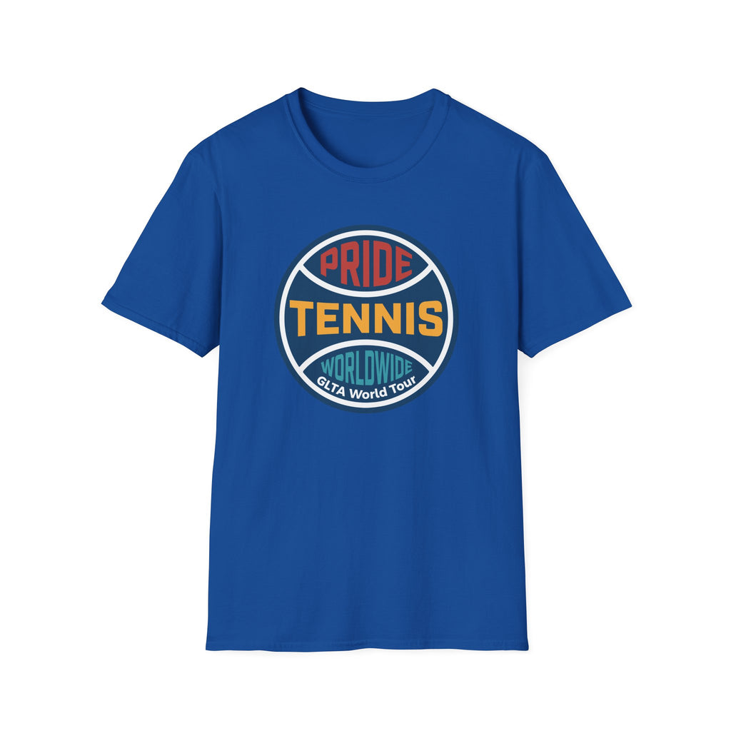 Pride Tennis Retro Circle Logo Version 1