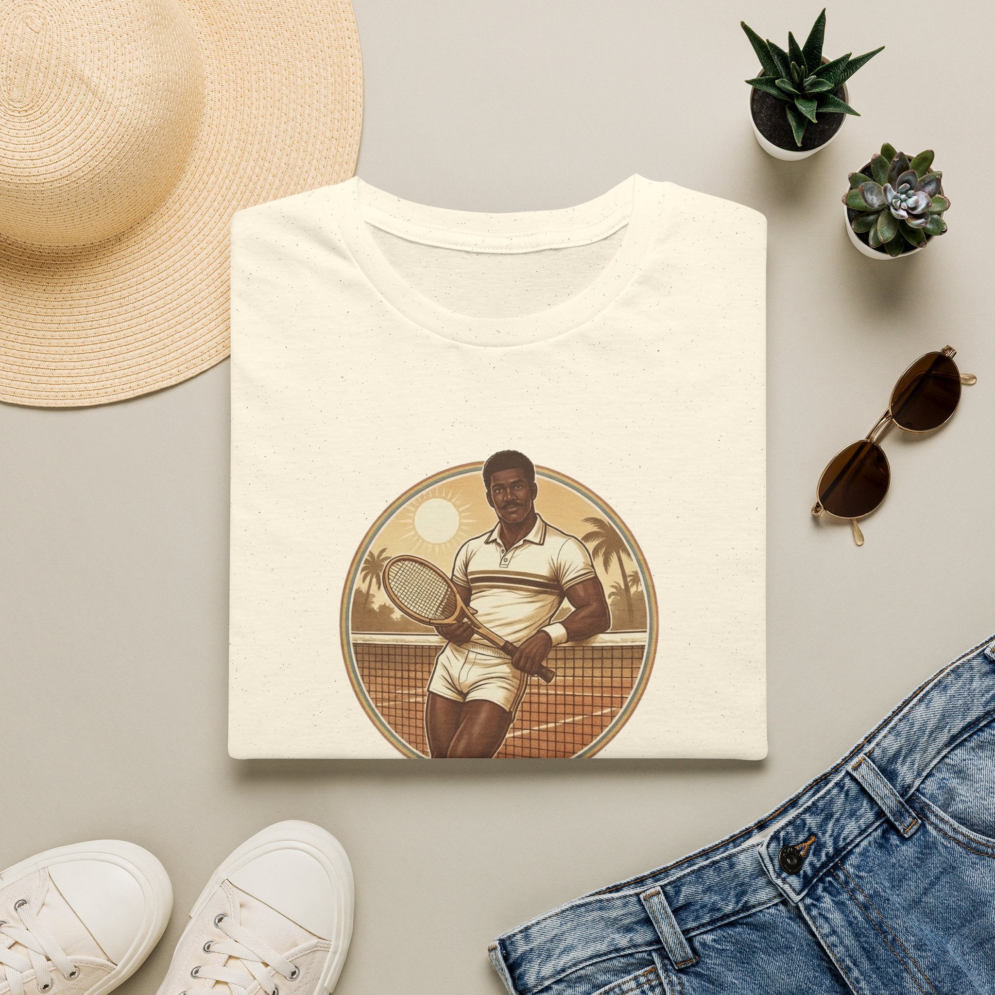Pride Tennis Worldwide Vintage Graphic Tee