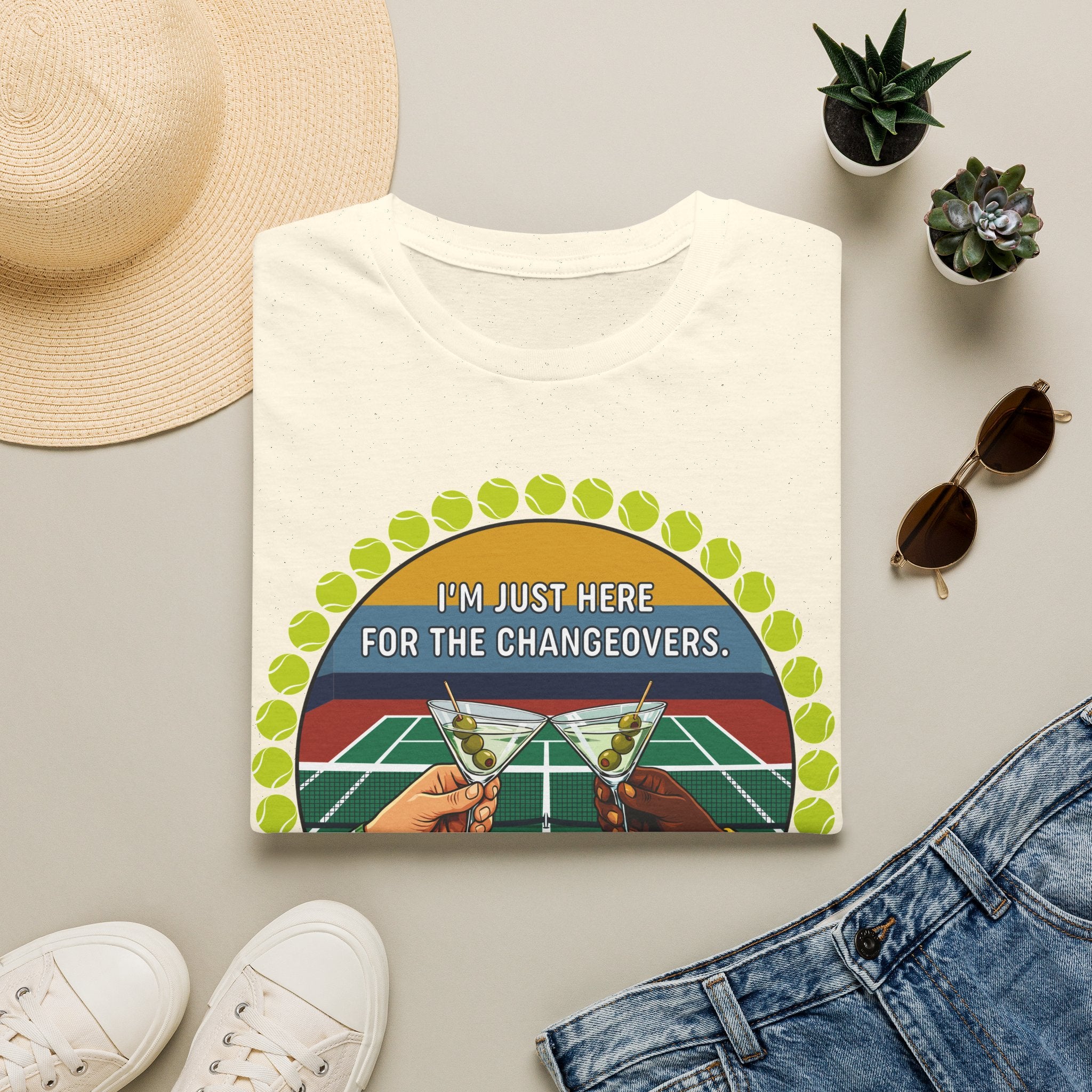 Just Here For The Changeovers Tee