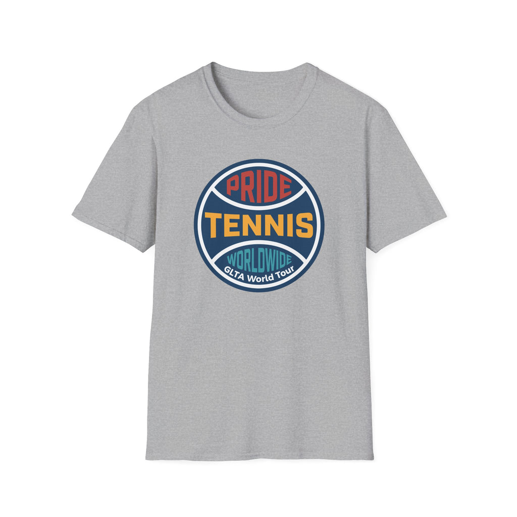 Pride Tennis Retro Circle Logo Version 1