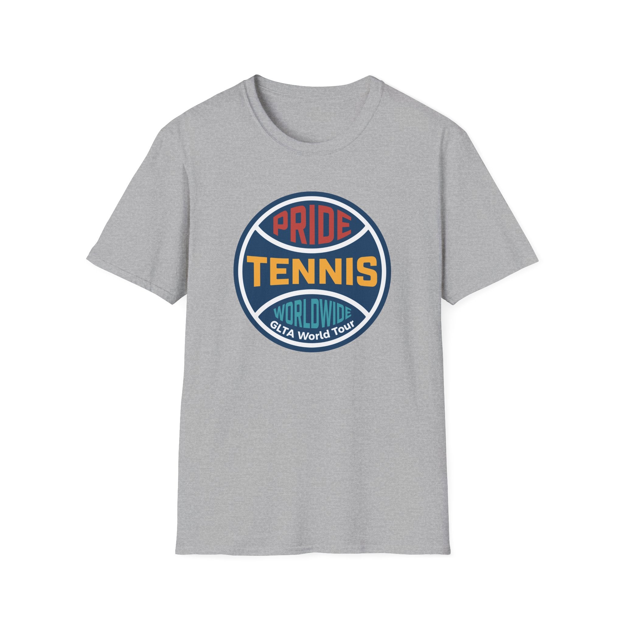 Pride Tennis Retro Circle Logo Version 1